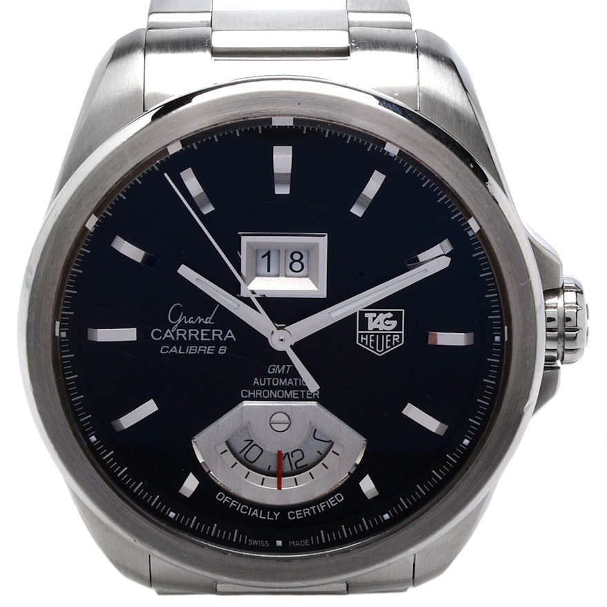TAG Heuer Grand Carrera GMT Automatic Wristwatch