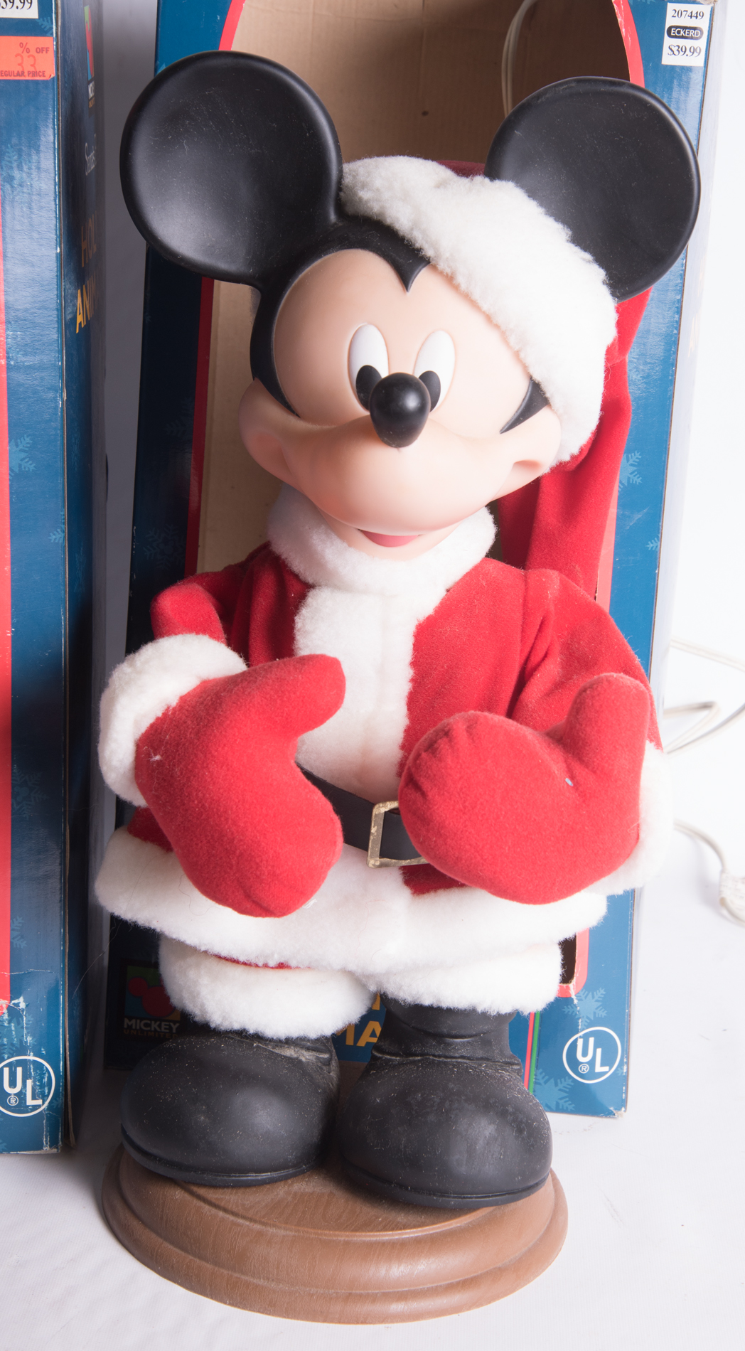Santa's Best Mickey and Minnie Mouse Animated Figures