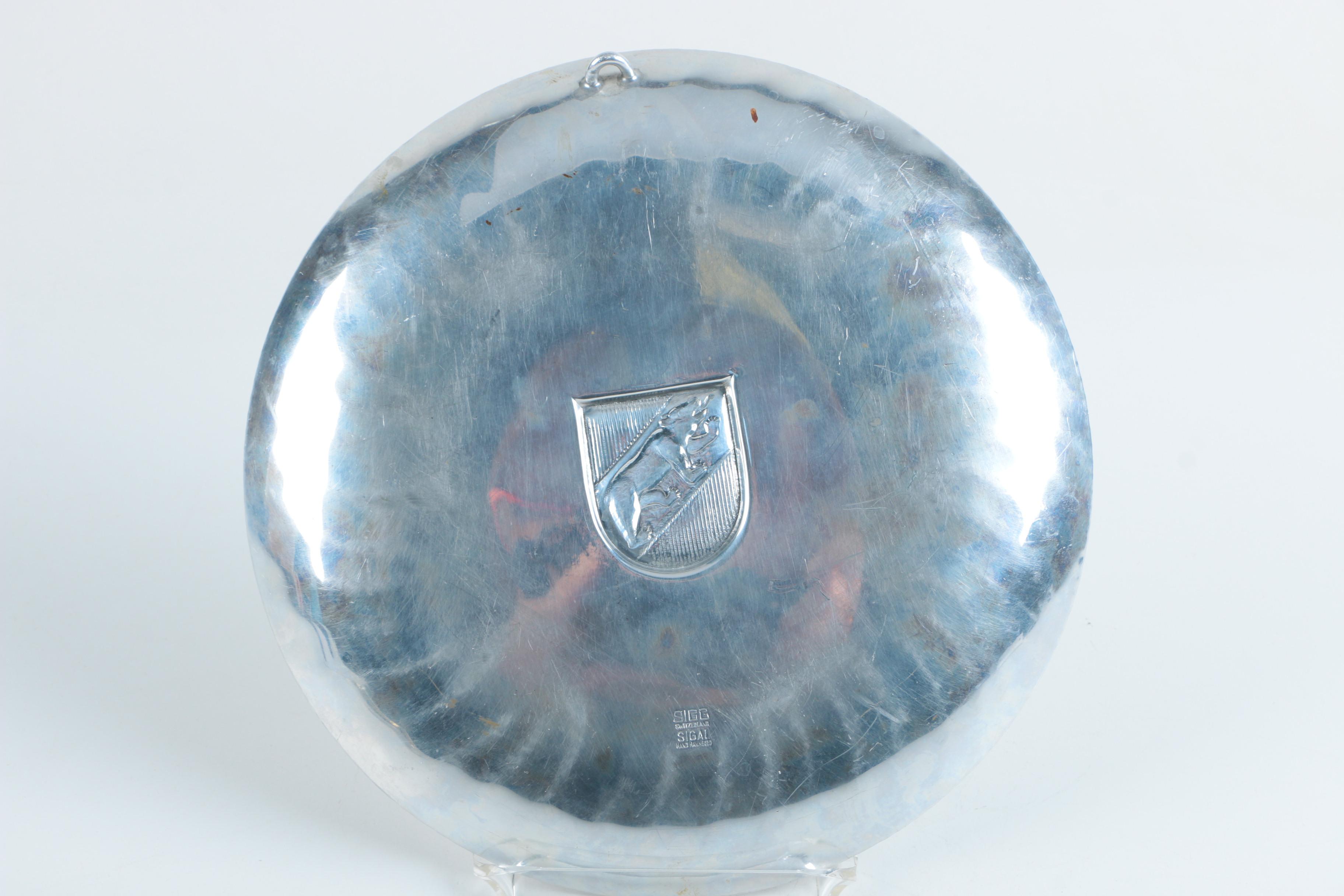 Sigg Souvenir Plate and Ash Receivers