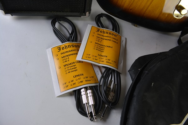 Jay Turser Electric Guitar and Johnson Amplifier