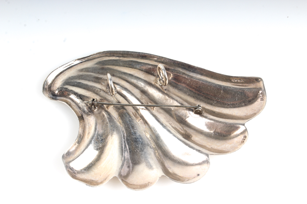 Sterling Silver Pendant Brooch and Silver Tone Pin