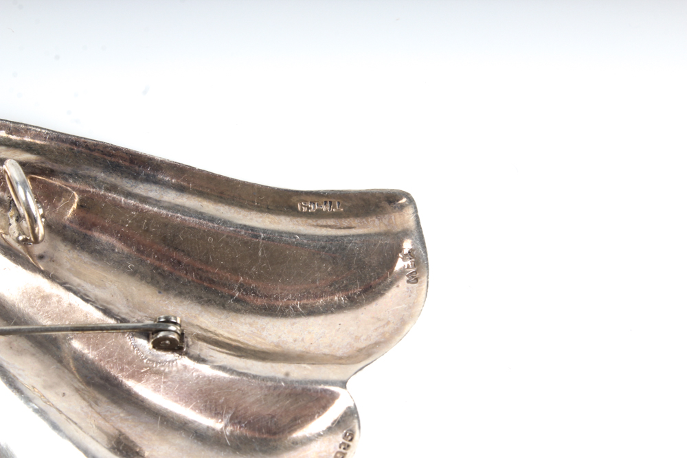 Sterling Silver Pendant Brooch and Silver Tone Pin