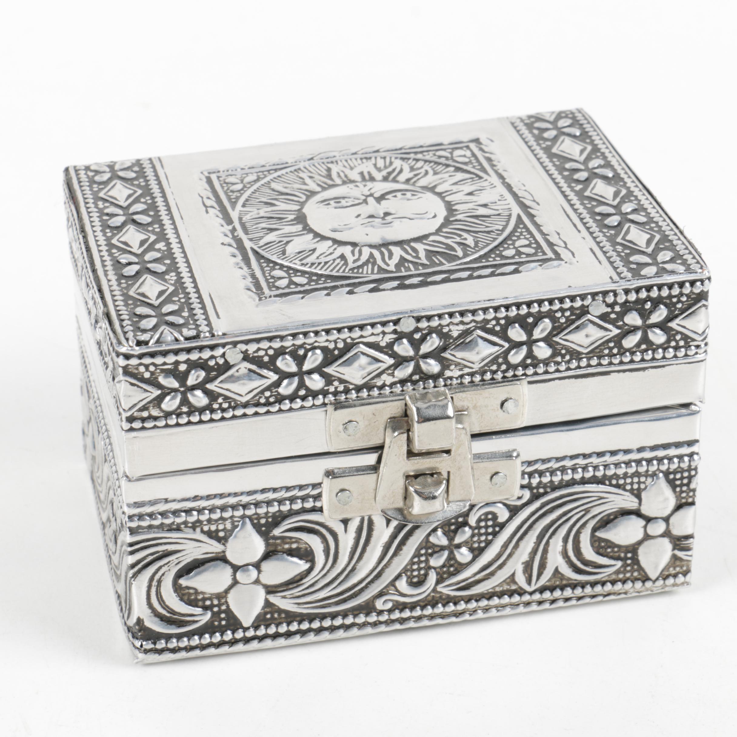 Silver-Plated Trinket Box
