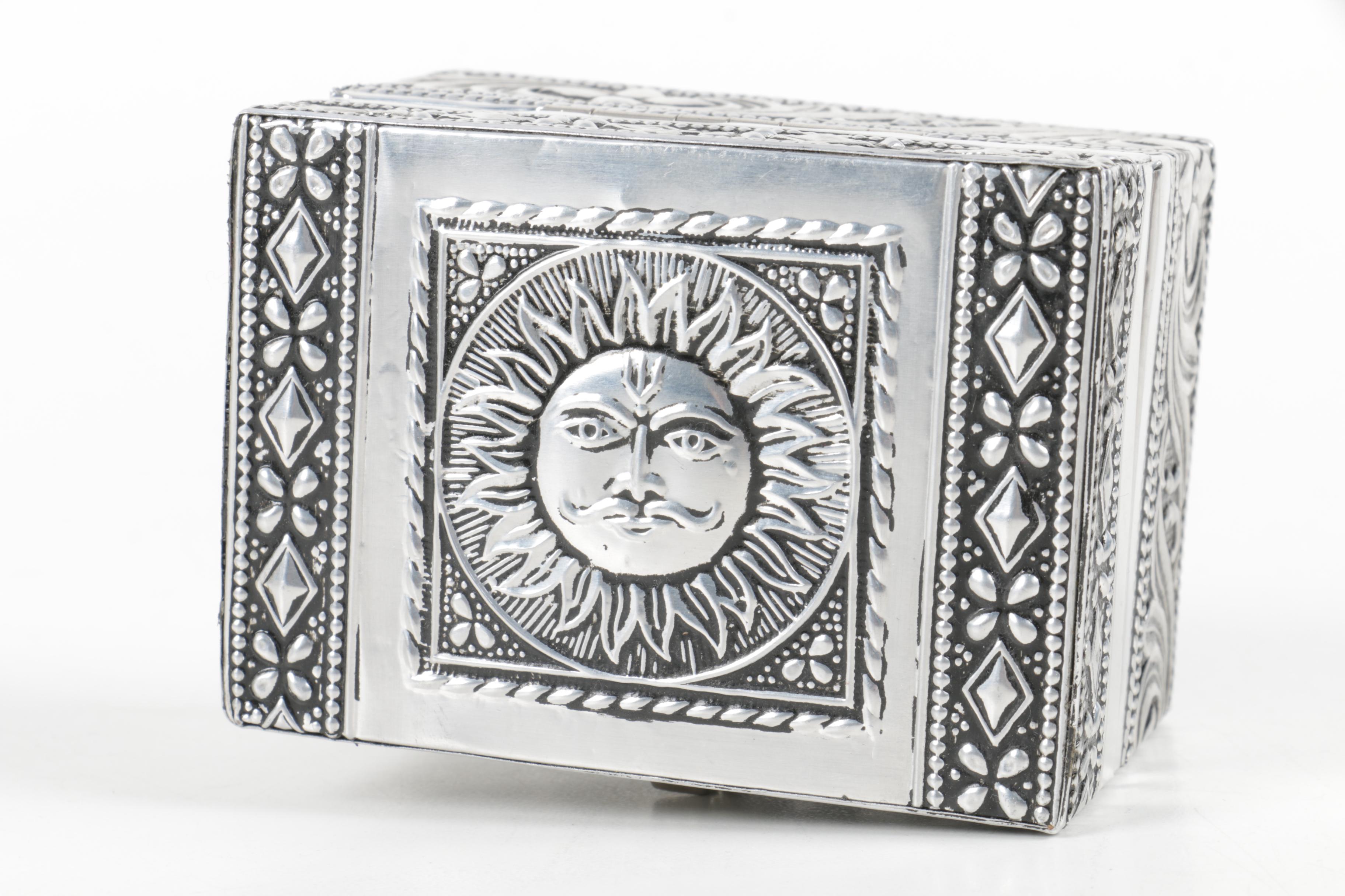 Silver-Plated Trinket Box