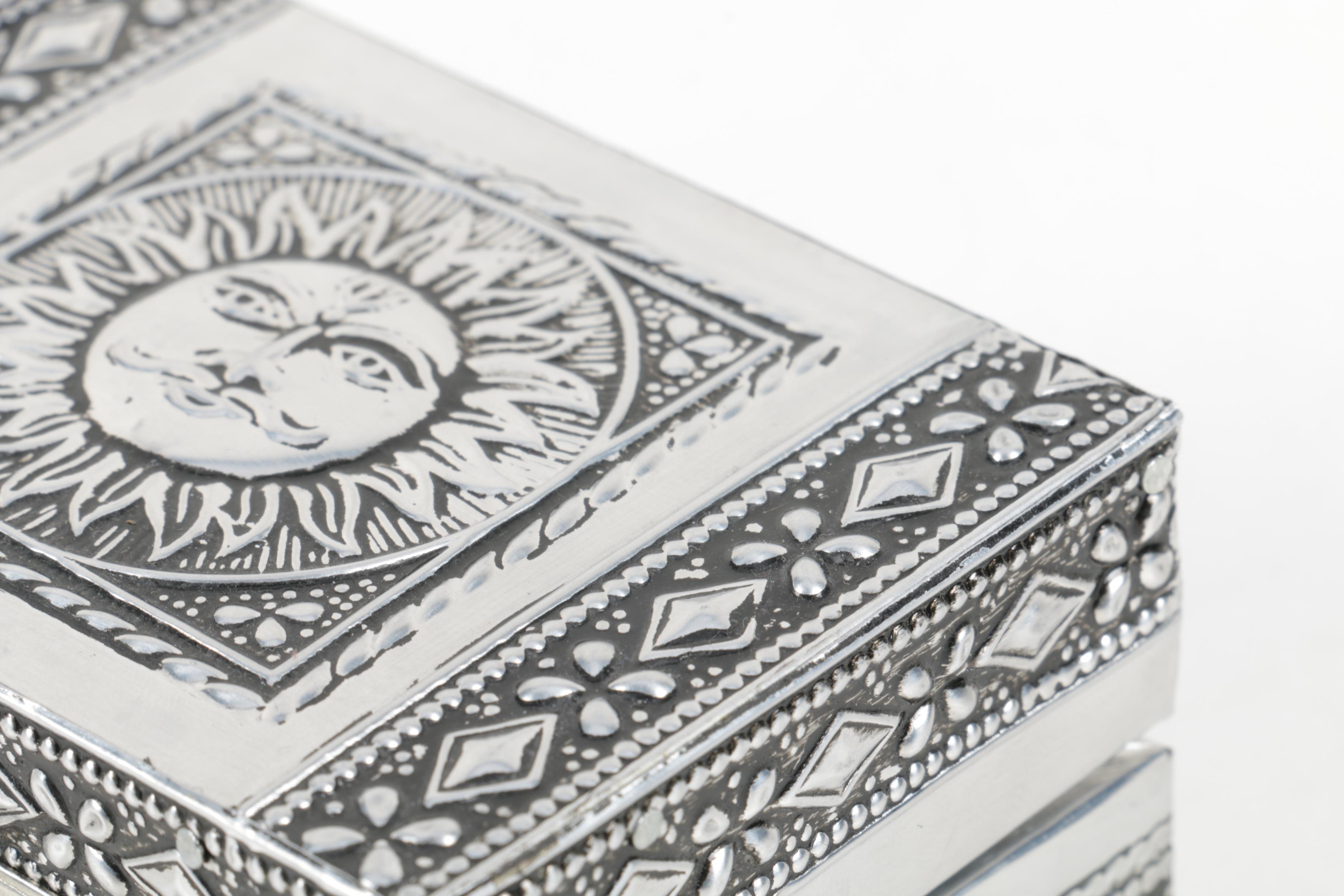 Silver-Plated Trinket Box