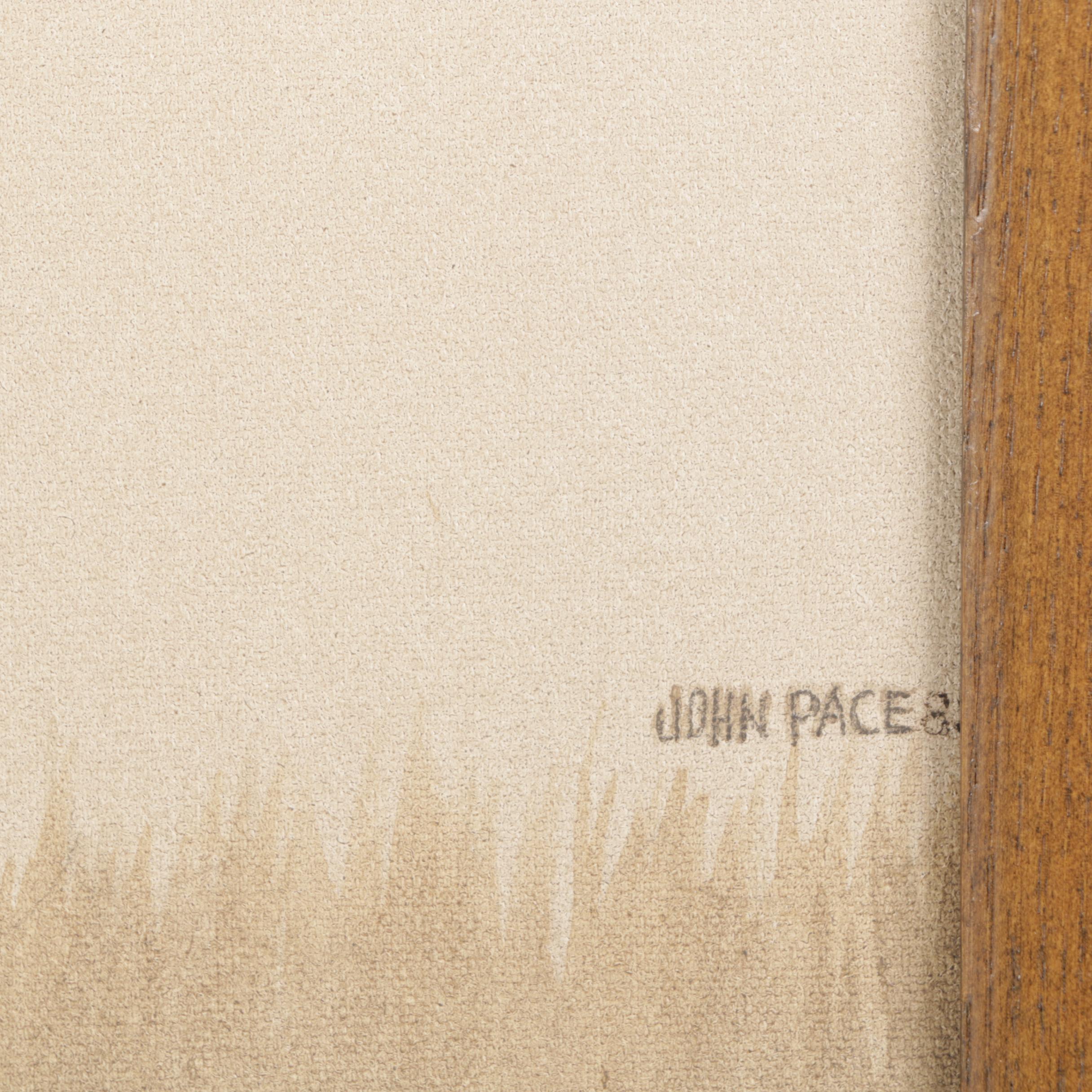 John Pace Acrylic Painting on Canvas "Indian Squaw"