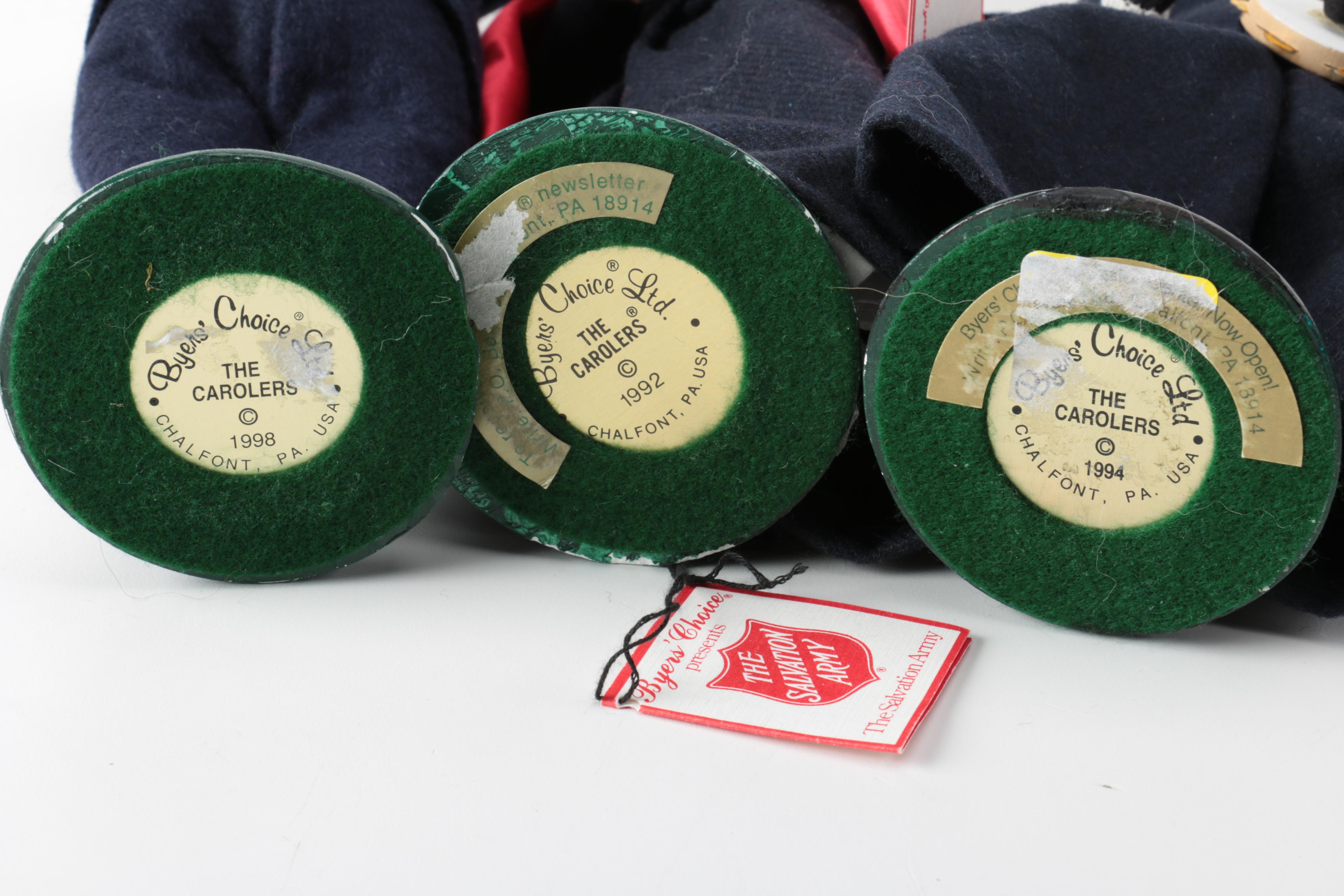 Vintage Byer's Choice "The Carolers" Figurines and Puzzle