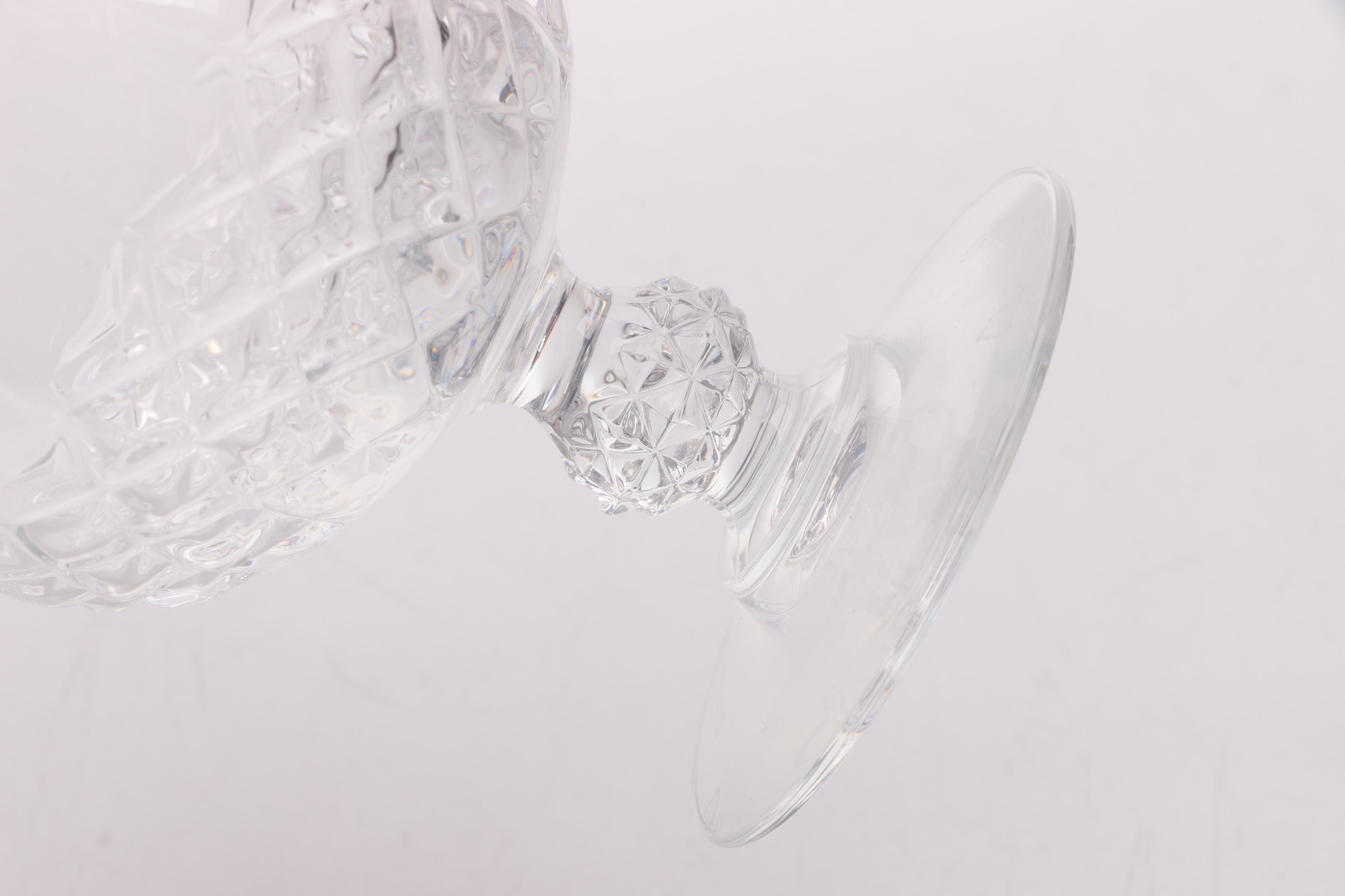 D'Arques Crystal "Longchamp" Brandy Snifter Glasses