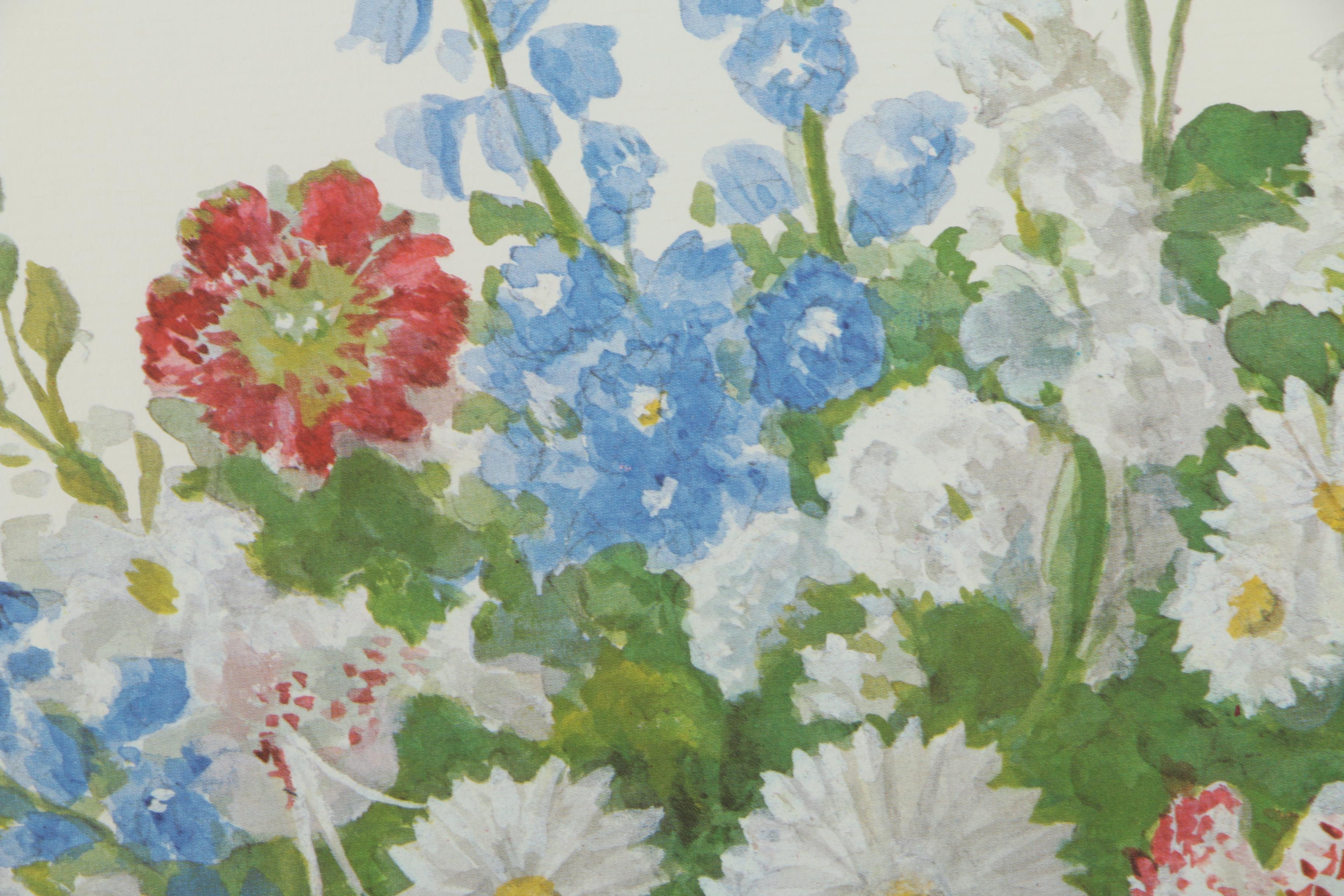 Offset Lithograph Prints After Harold Sterner "White House Flower Arrangement"