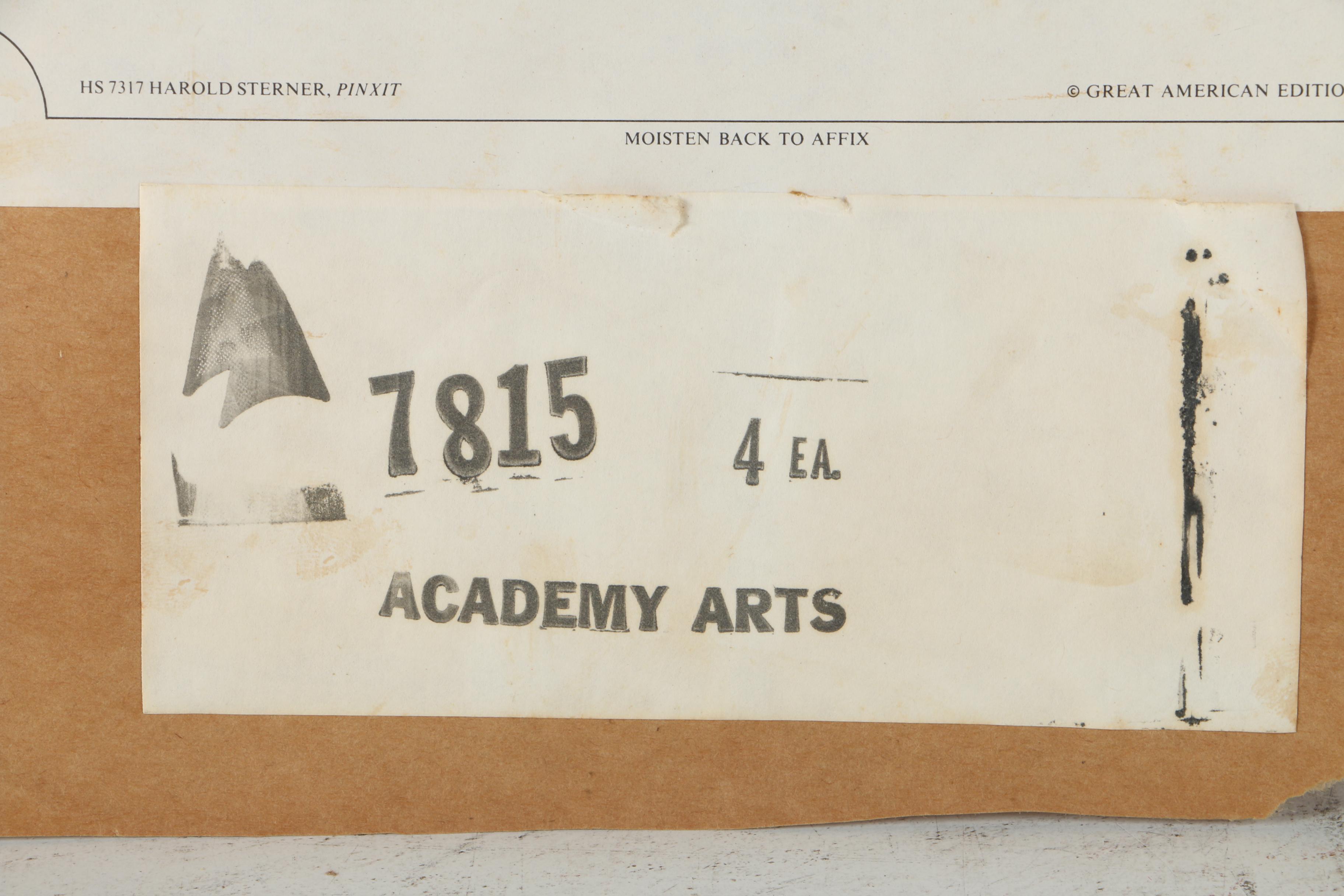 Offset Lithograph Prints After Harold Sterner "White House Flower Arrangement"