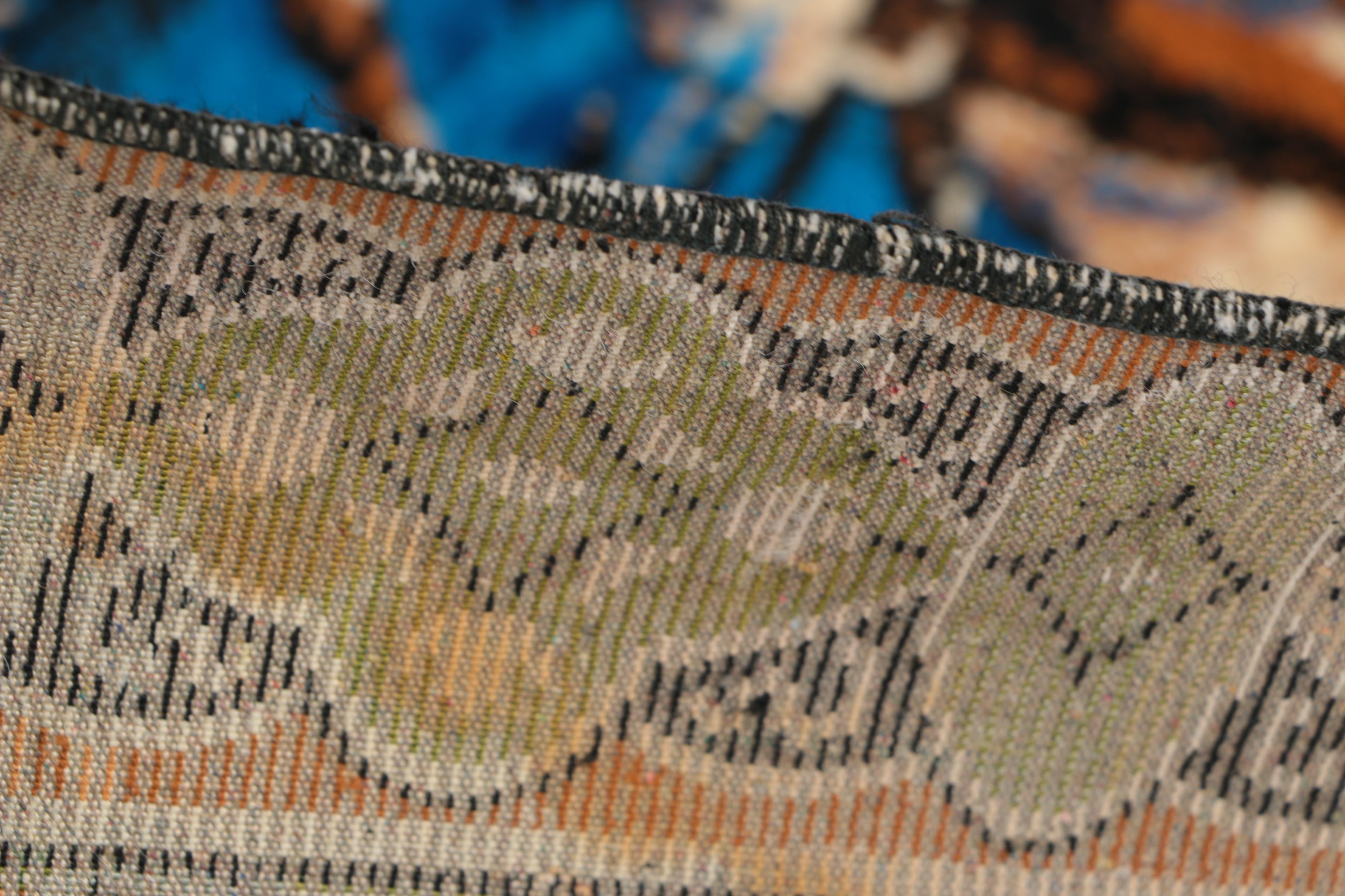 Machine Woven Tapestry of a Lion Hunt