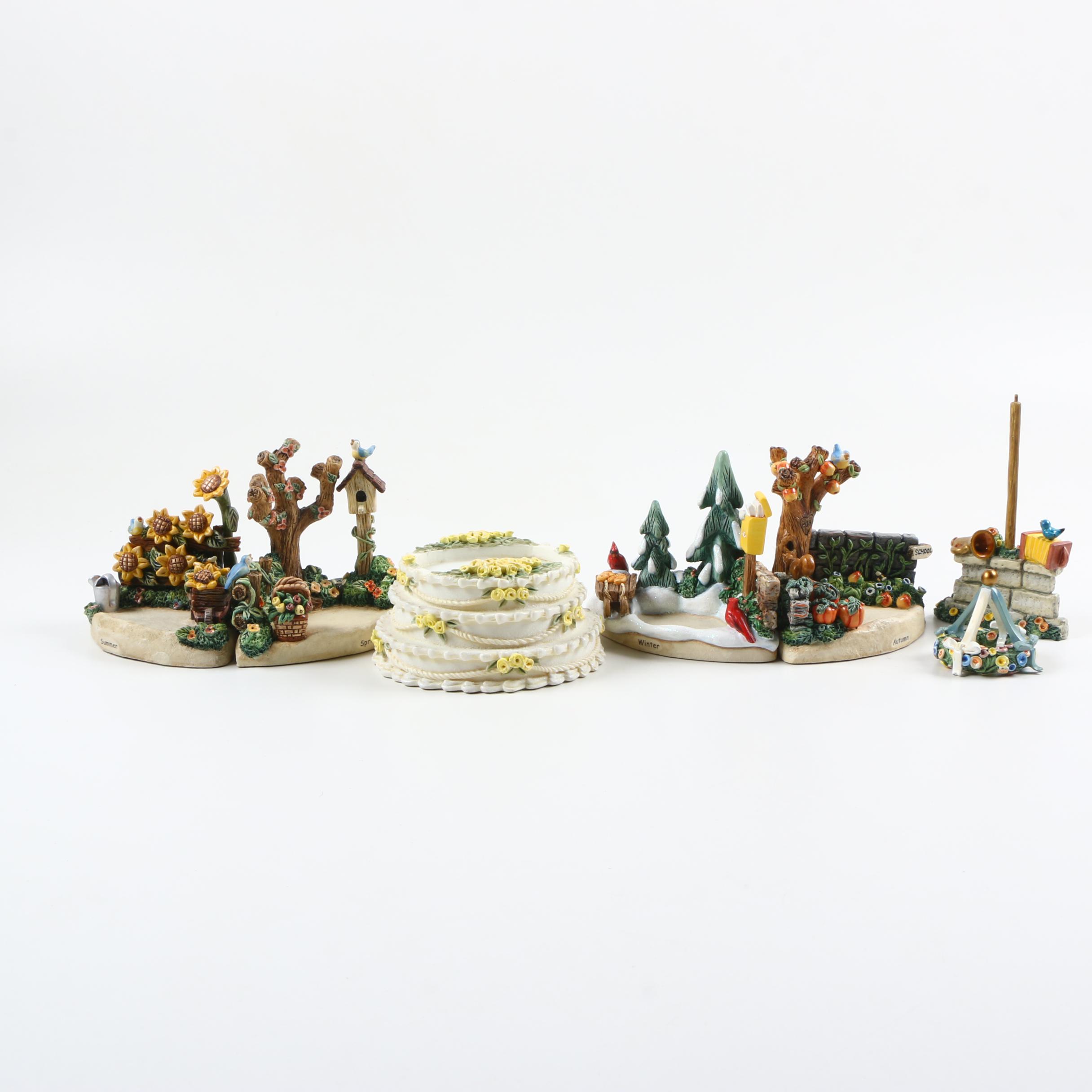 Hummel Seasonal Figurine Stands