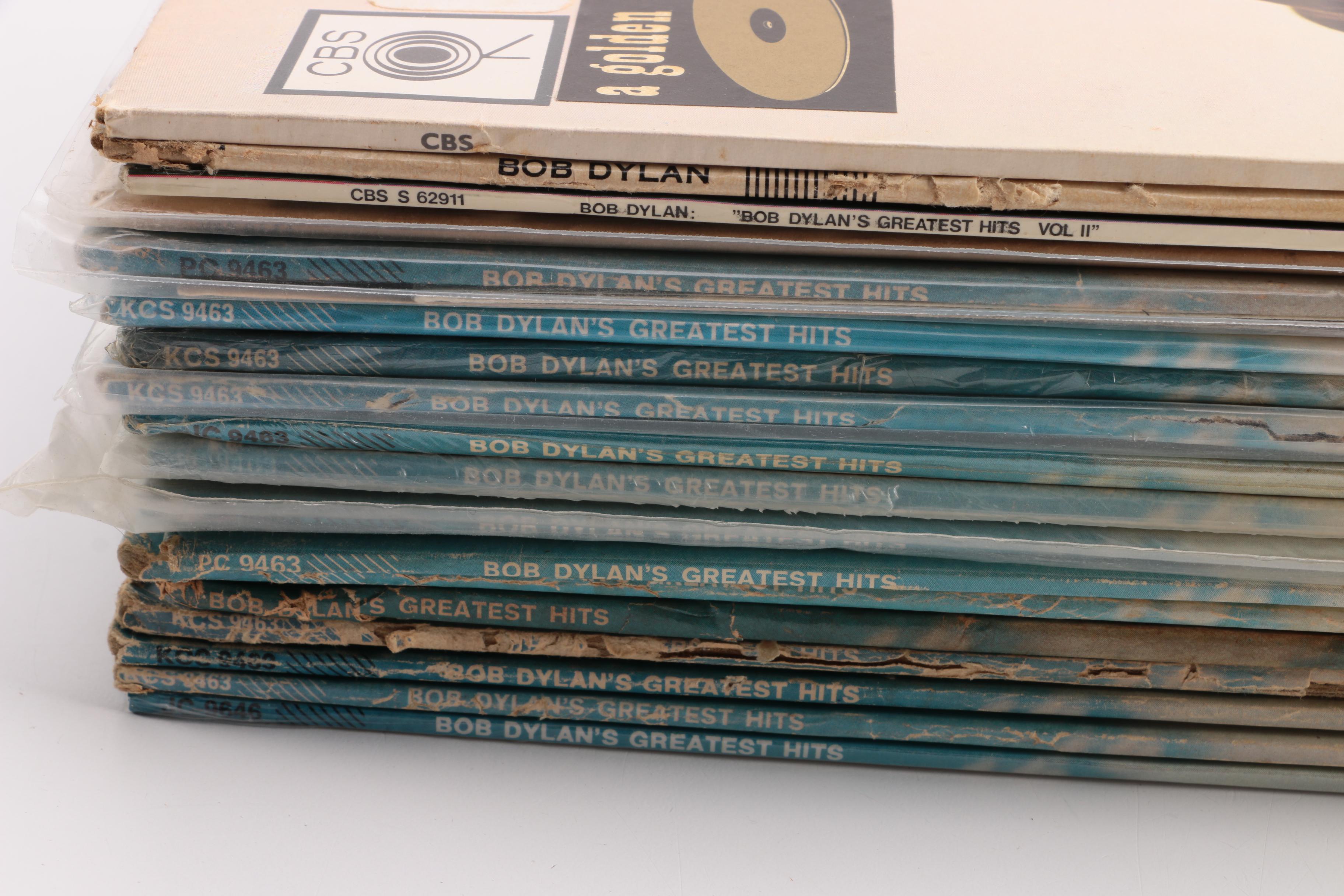 Various Artists "Newport Broadside", Bob Dylan LP and 45 rpm Albums