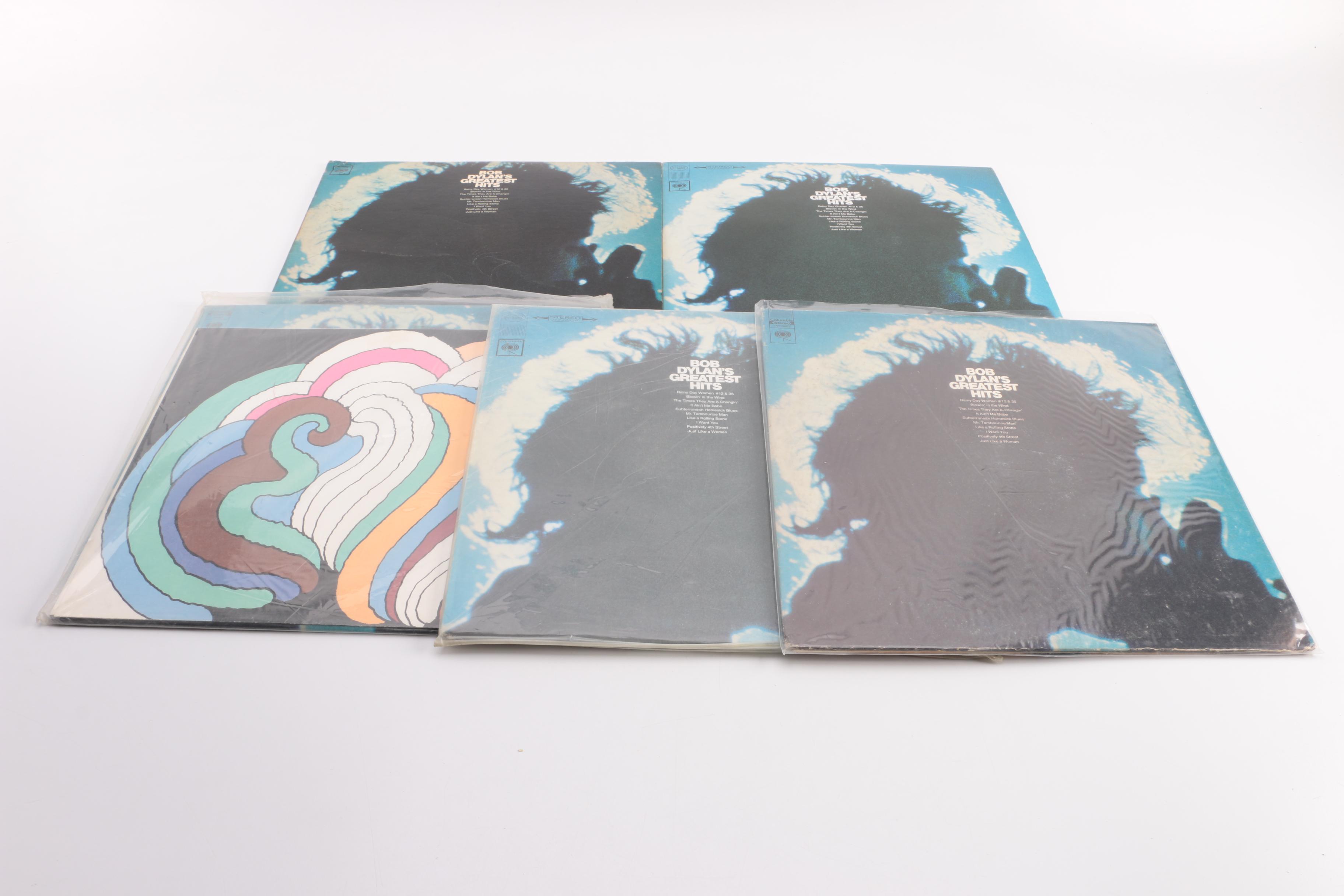 Various Artists "Newport Broadside", Bob Dylan LP and 45 rpm Albums