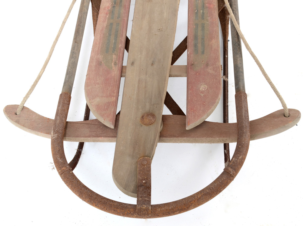 Vintage Steel Runner Sleds