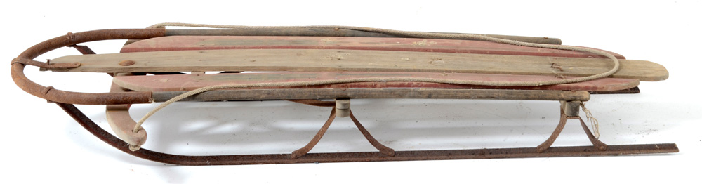 Vintage Steel Runner Sleds