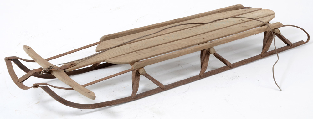 Vintage Steel Runner Sleds