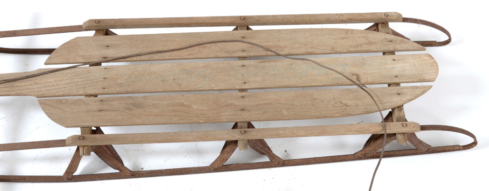 Vintage Steel Runner Sleds