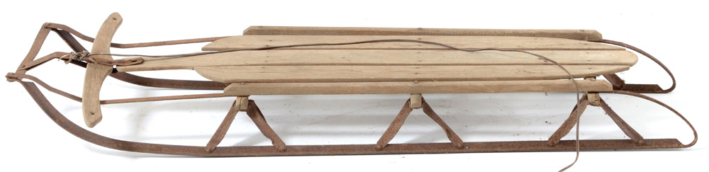 Vintage Steel Runner Sleds