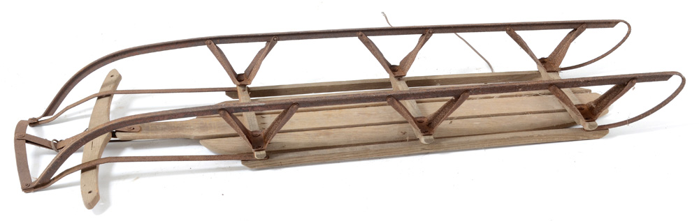 Vintage Steel Runner Sleds