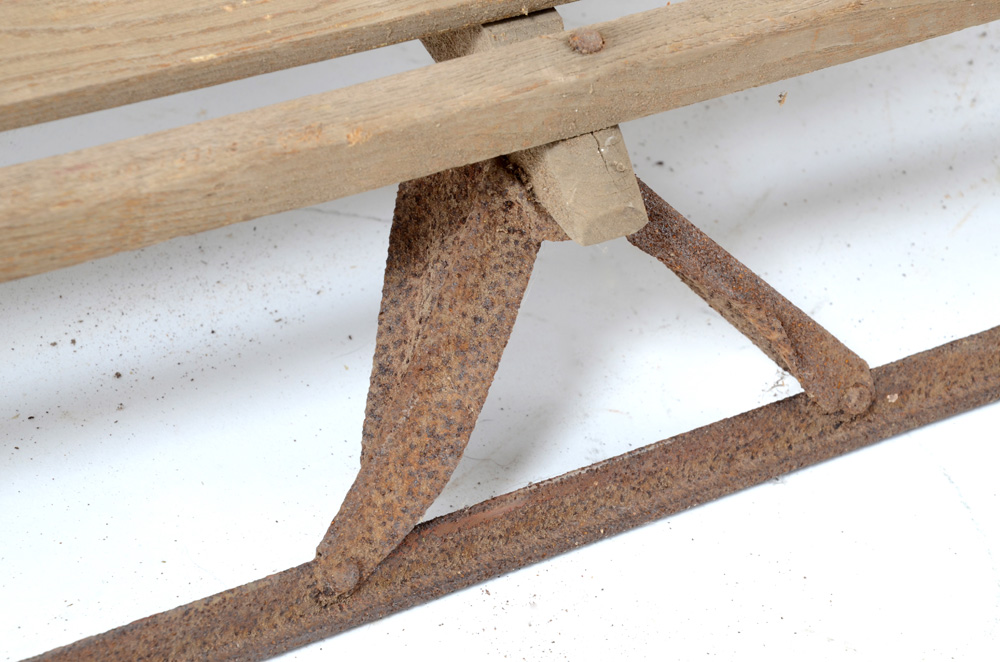 Vintage Steel Runner Sleds