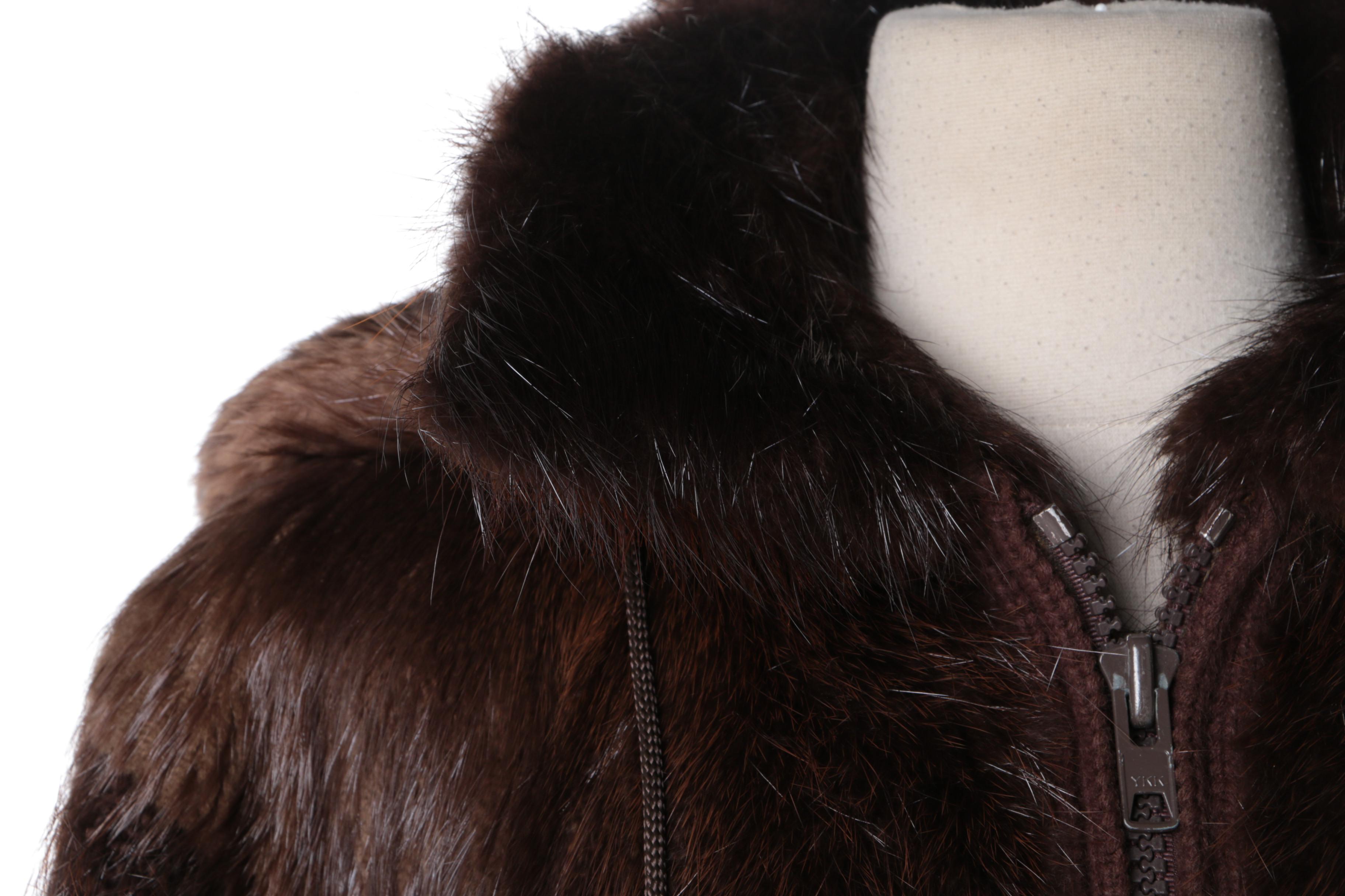 Men's Vintage Beaver Fur Coat