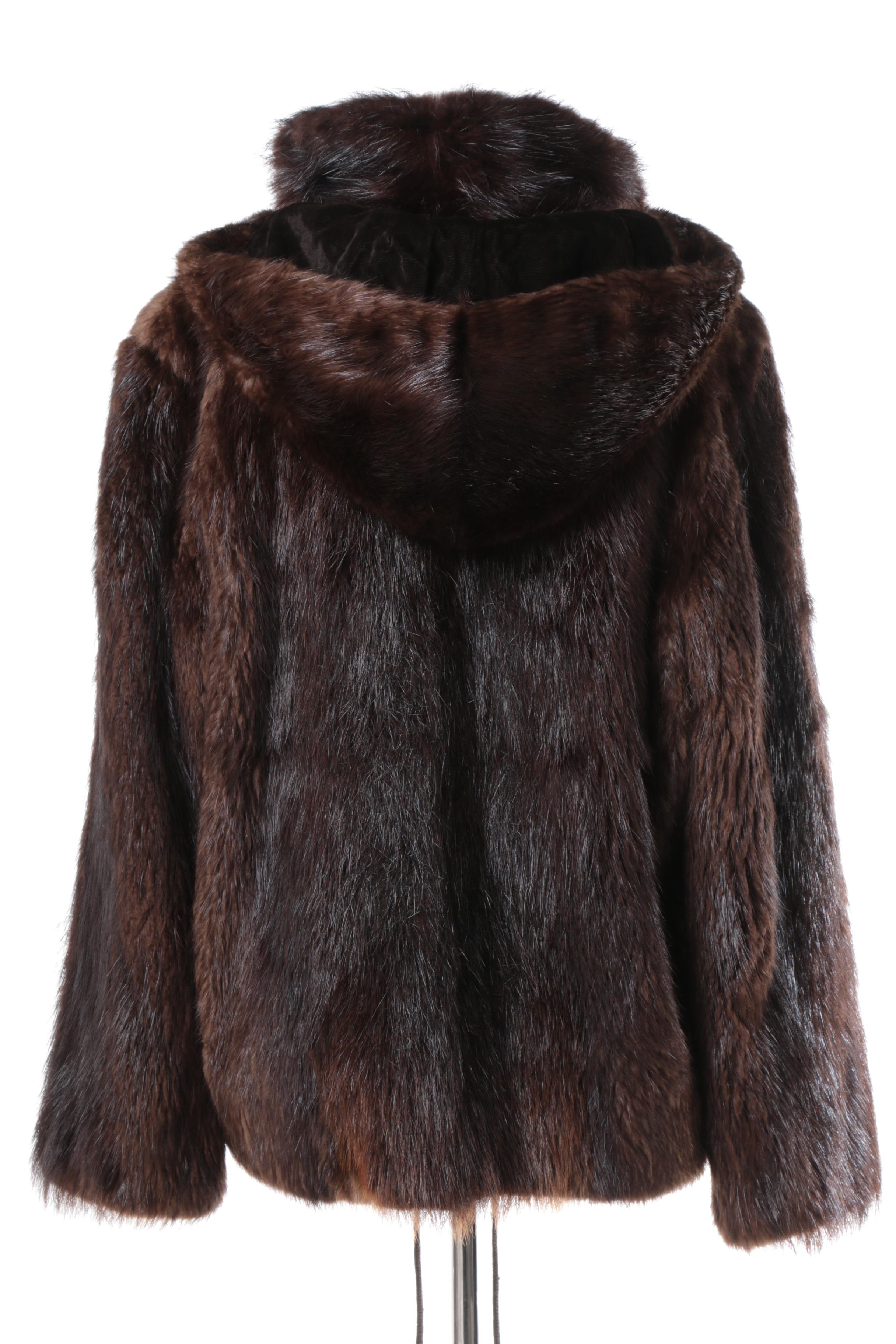 Men's Vintage Beaver Fur Coat