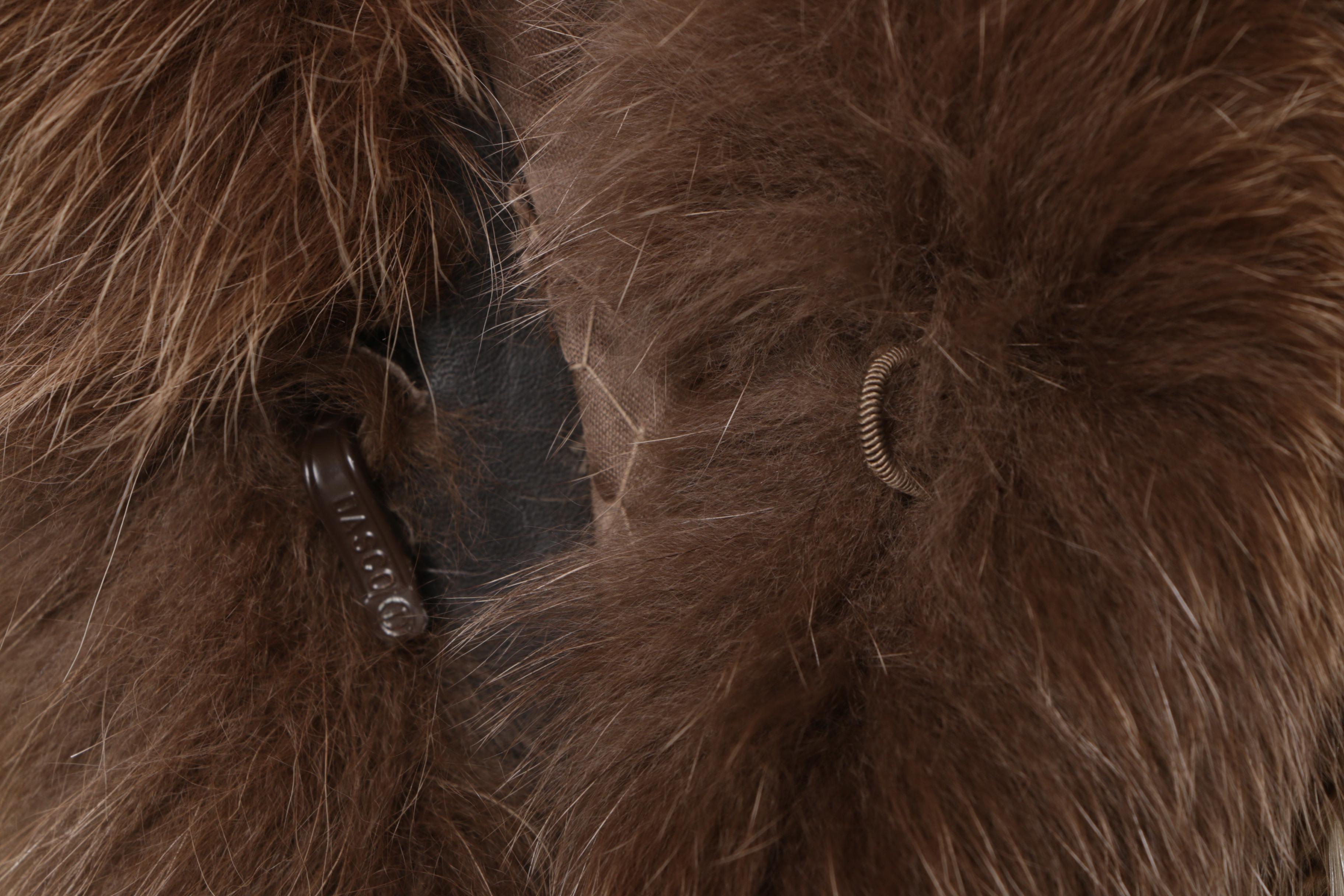 Beaver and Fox Fur Full Length Coat