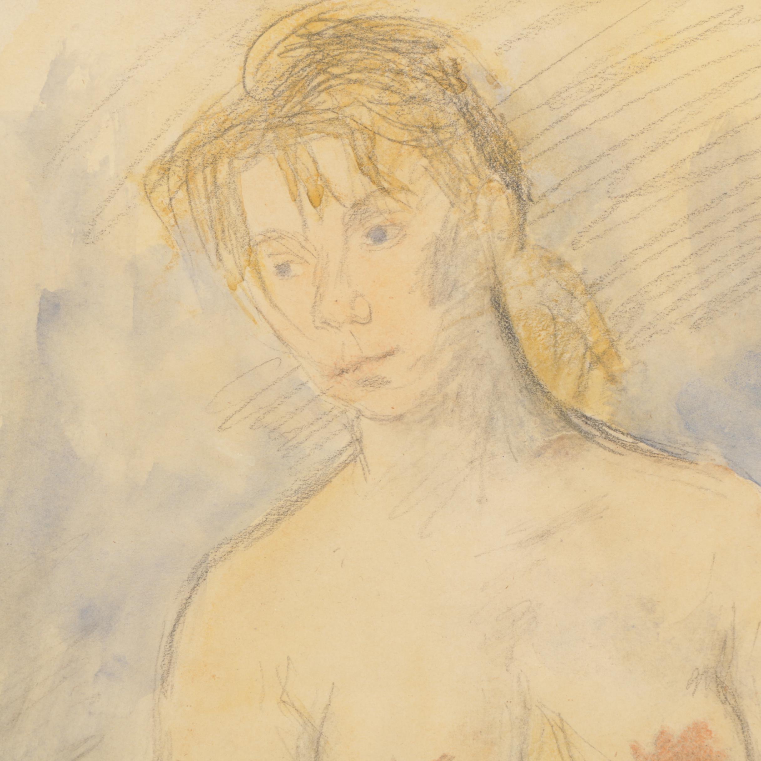 Figure Drawings and Watercolor Featuring Harvey Dinnerstein and Raphael Soyer