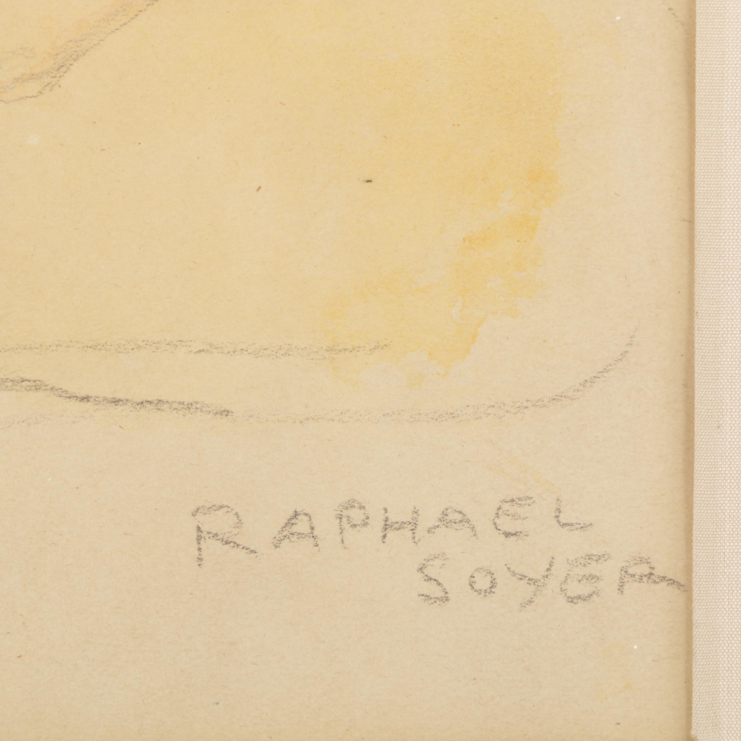 Figure Drawings and Watercolor Featuring Harvey Dinnerstein and Raphael Soyer