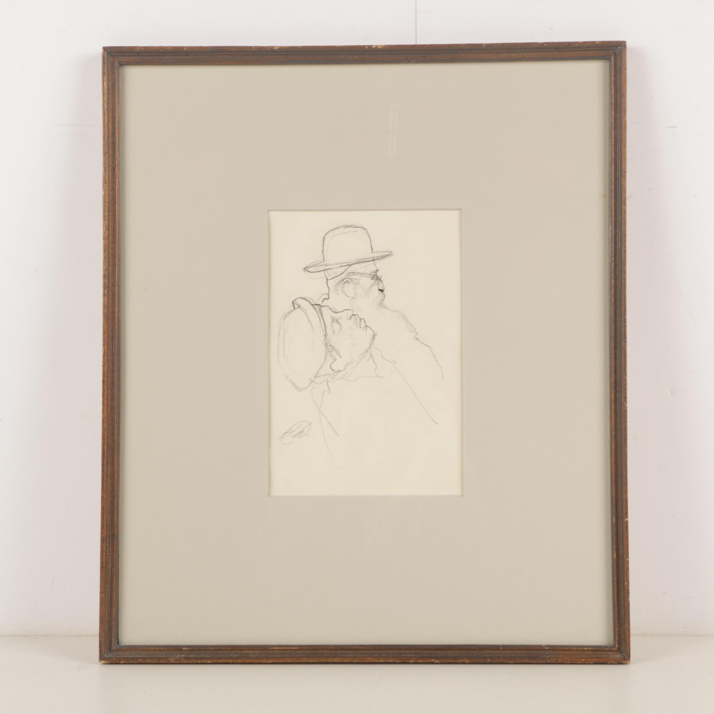 Figure Drawings and Watercolor Featuring Harvey Dinnerstein and Raphael Soyer