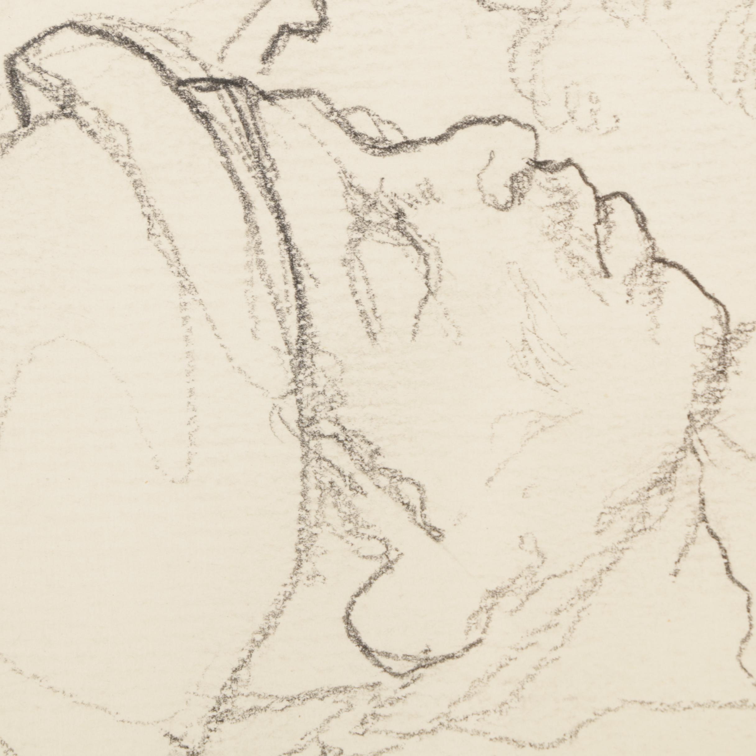 Figure Drawings and Watercolor Featuring Harvey Dinnerstein and Raphael Soyer