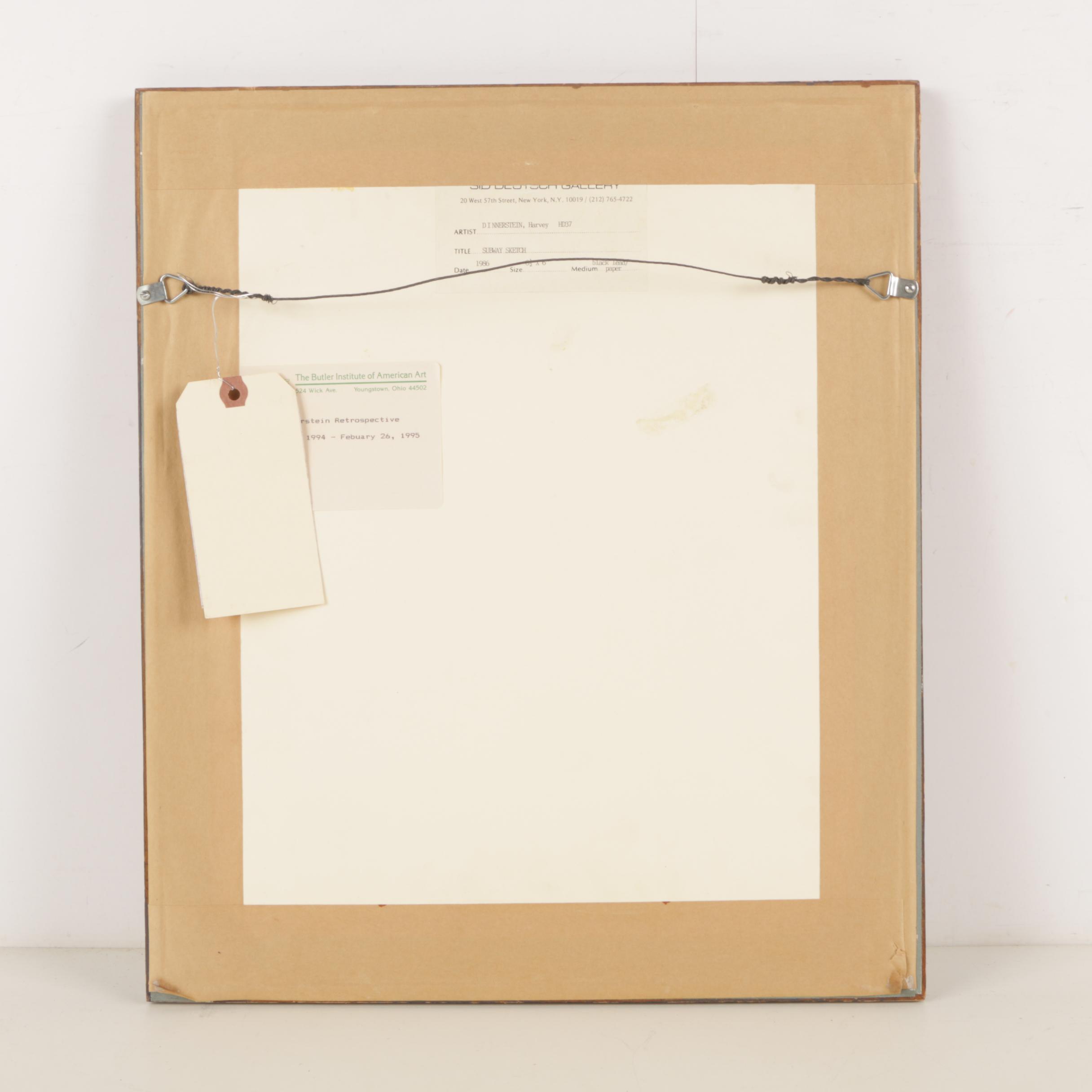 Figure Drawings and Watercolor Featuring Harvey Dinnerstein and Raphael Soyer