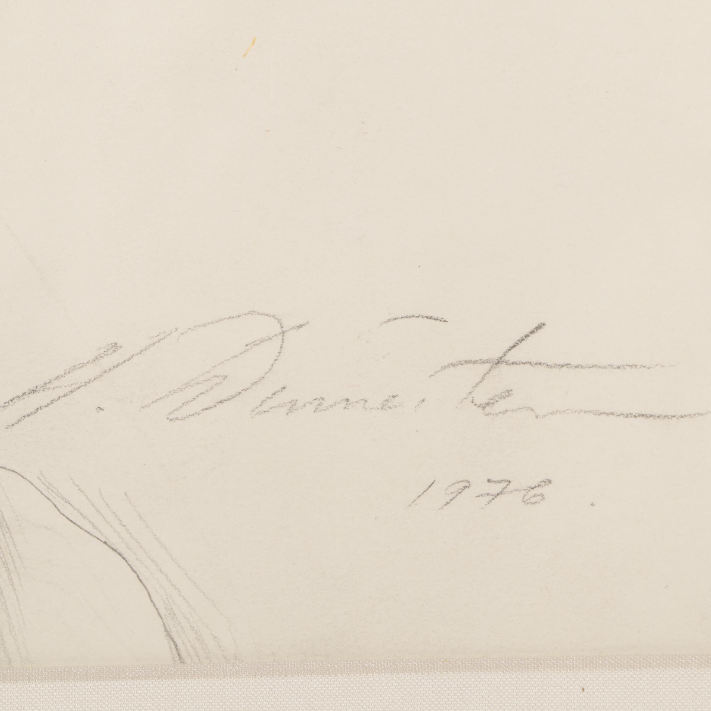 Figure Drawings and Watercolor Featuring Harvey Dinnerstein and Raphael Soyer