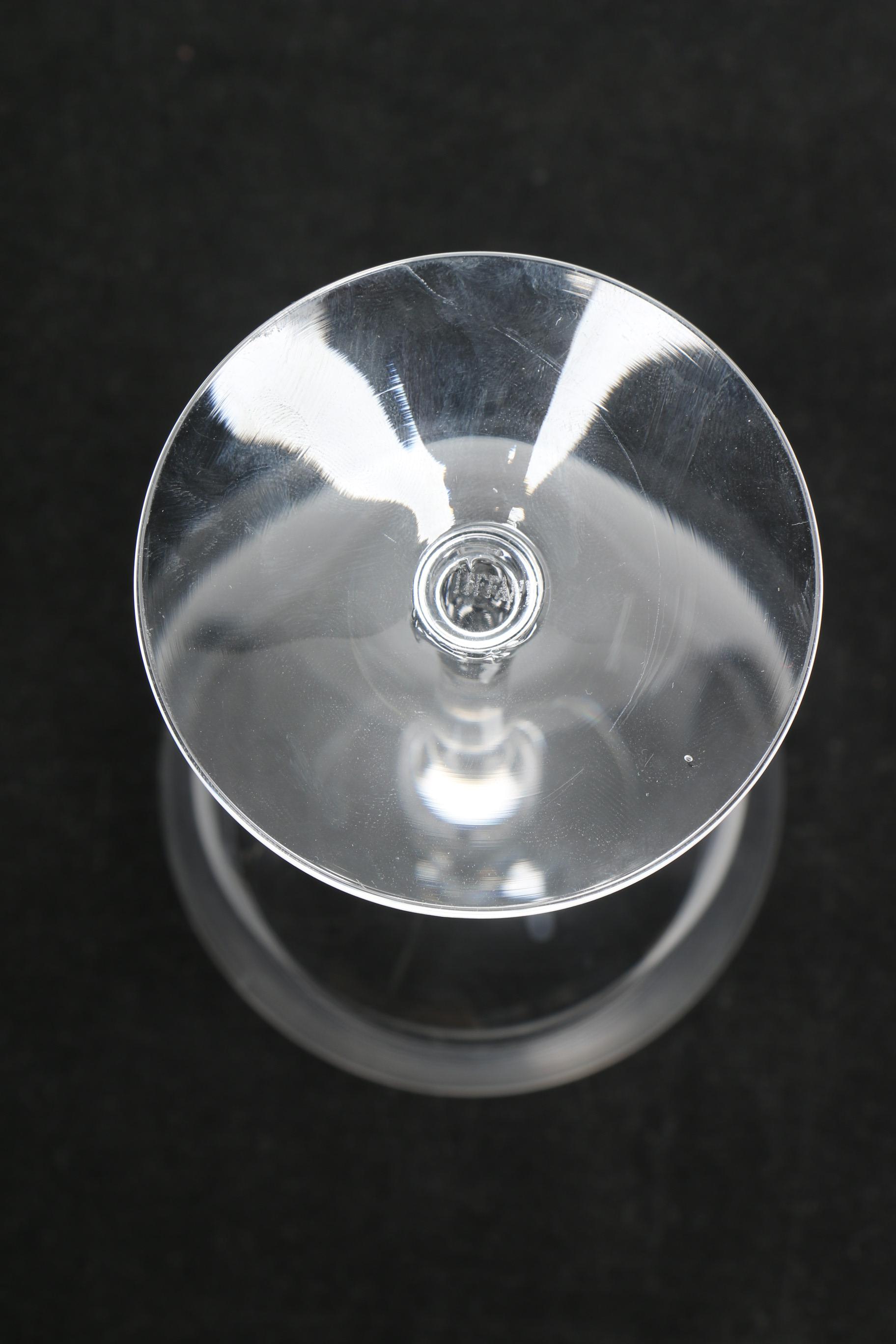 Tiffany Glass Stemware