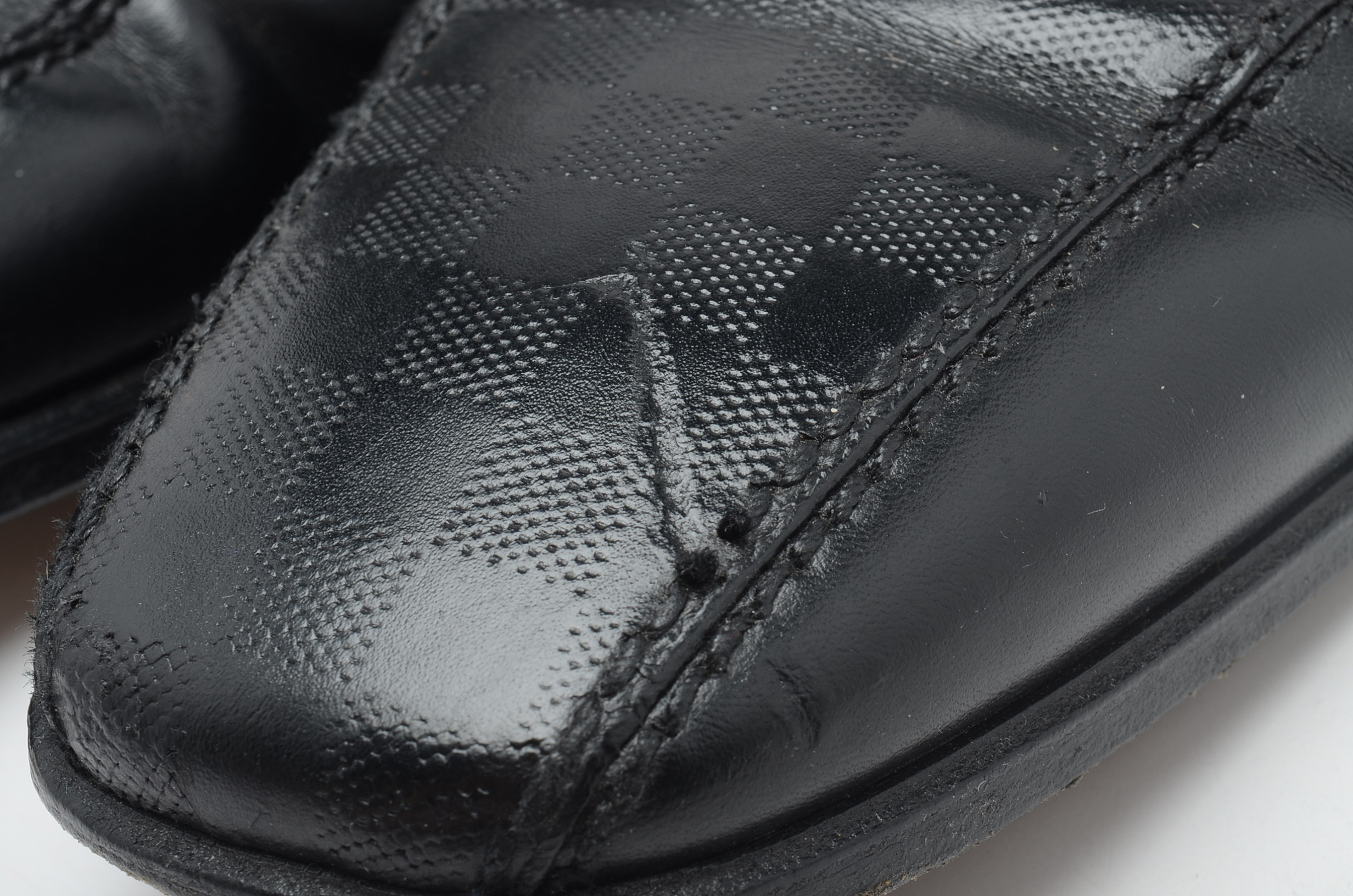 Men's Louis Vuitton Damier Leather Shoes