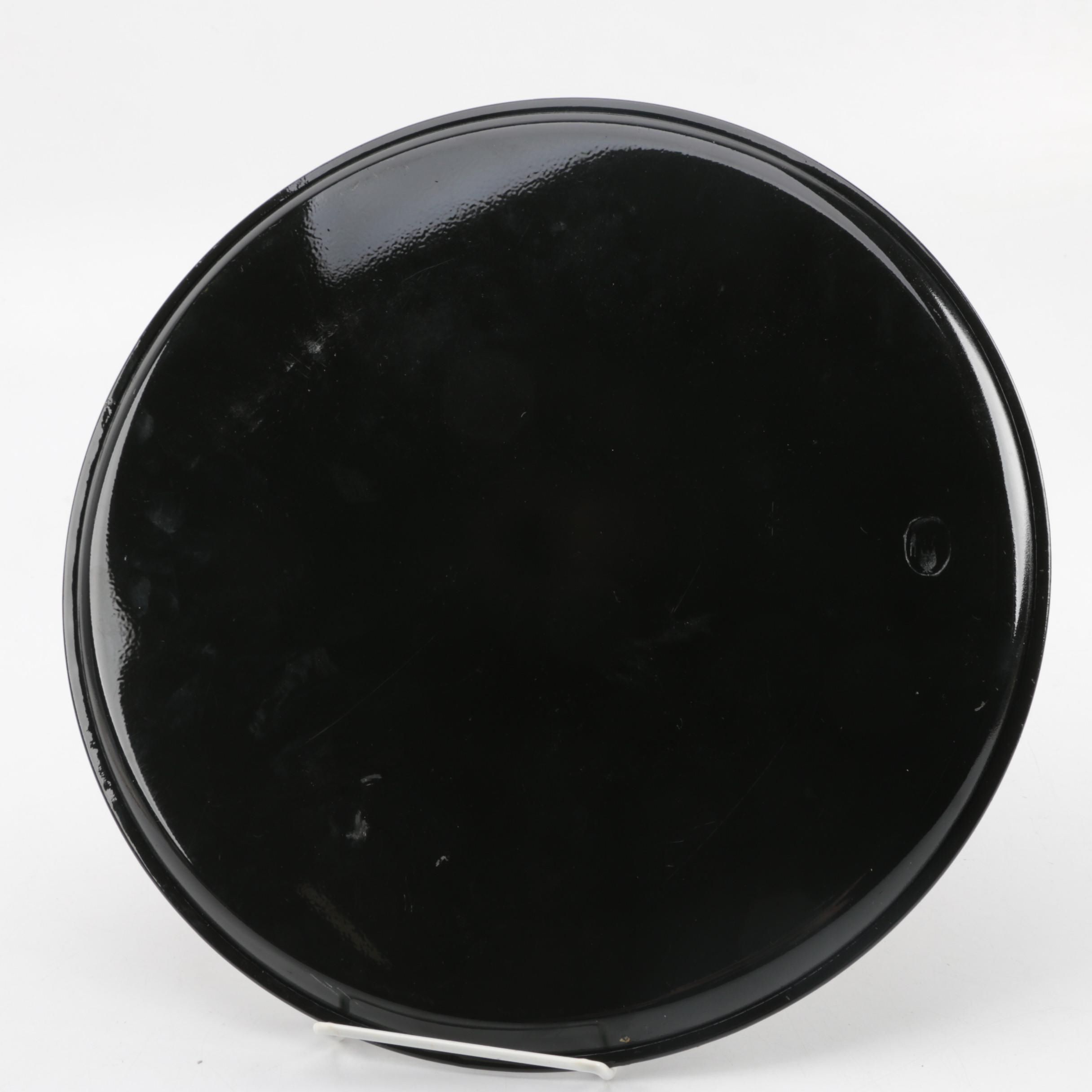 Vintage Hand Painted Metal Tray