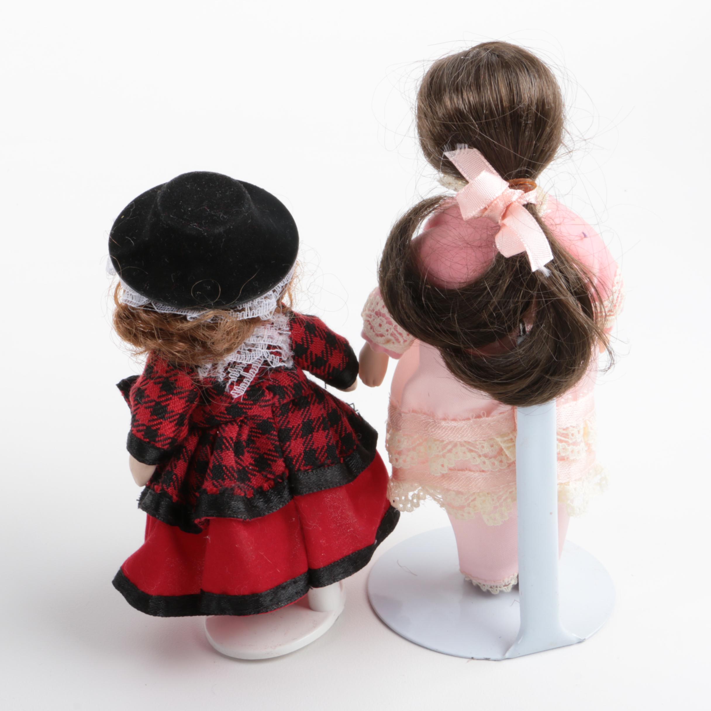 Vintage Porcelain Dolls Including "Fancy Friends Collectibles"