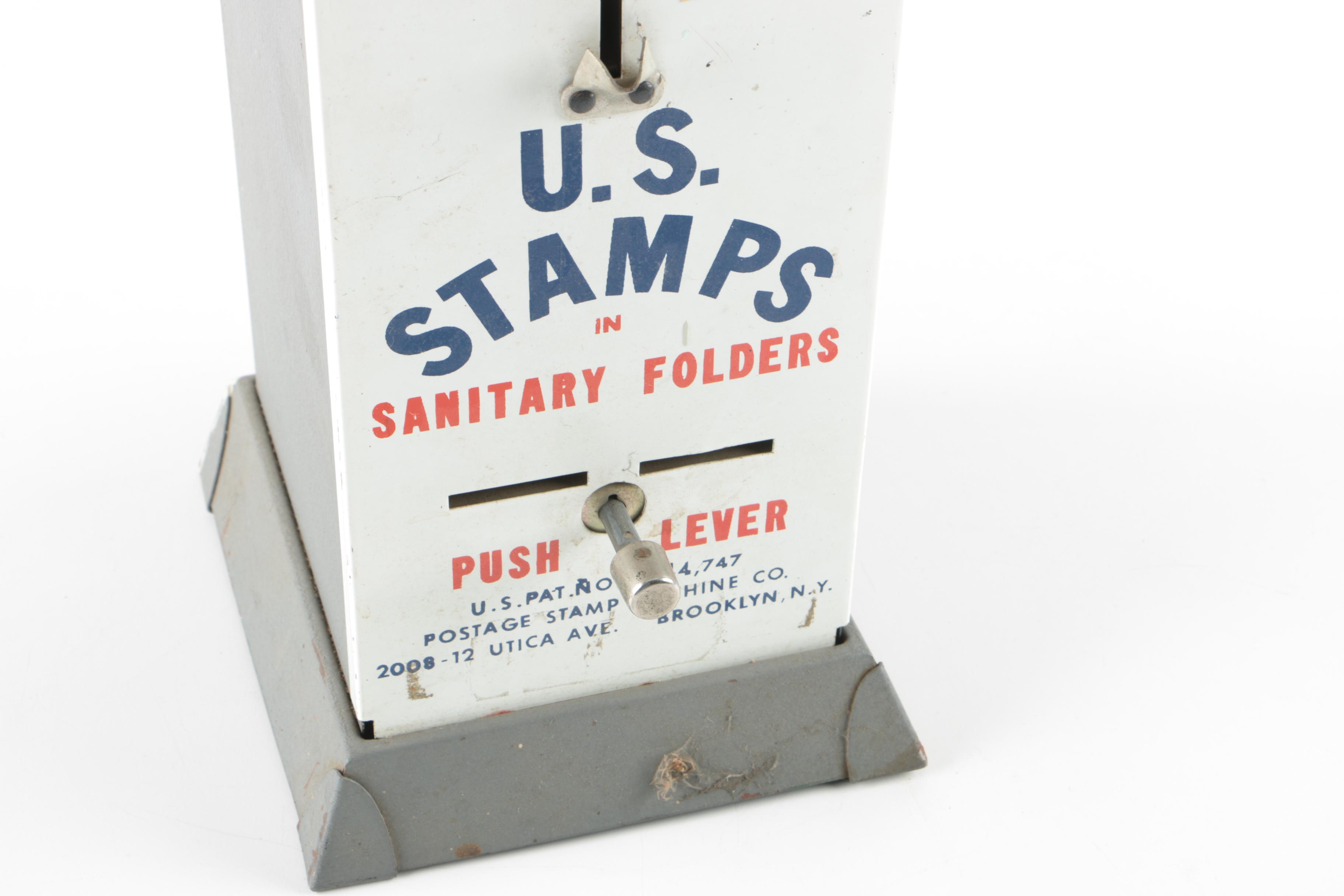 Vintage U.S. Stamp Dispensing Machine