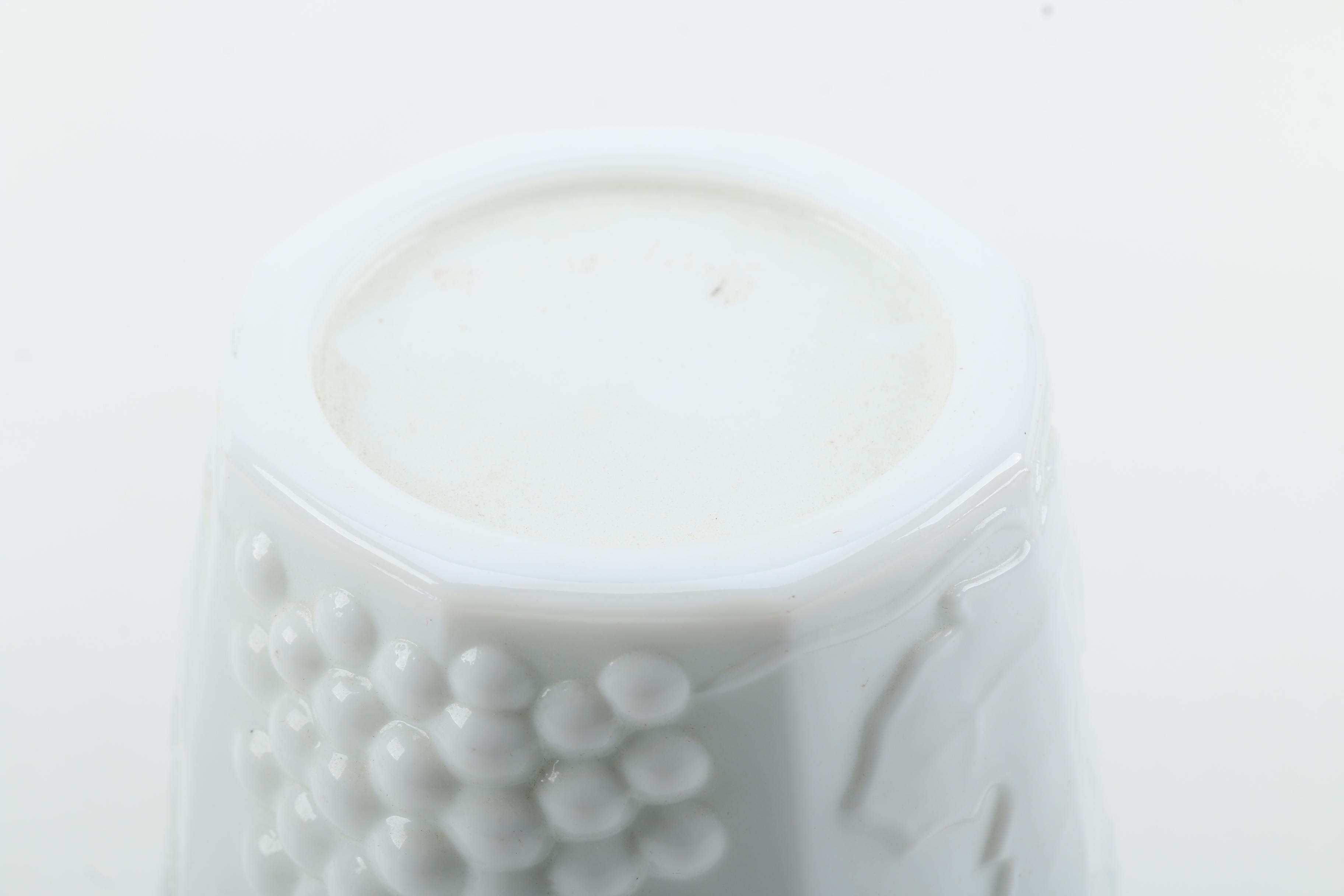 Vintage Milk Glass Vases