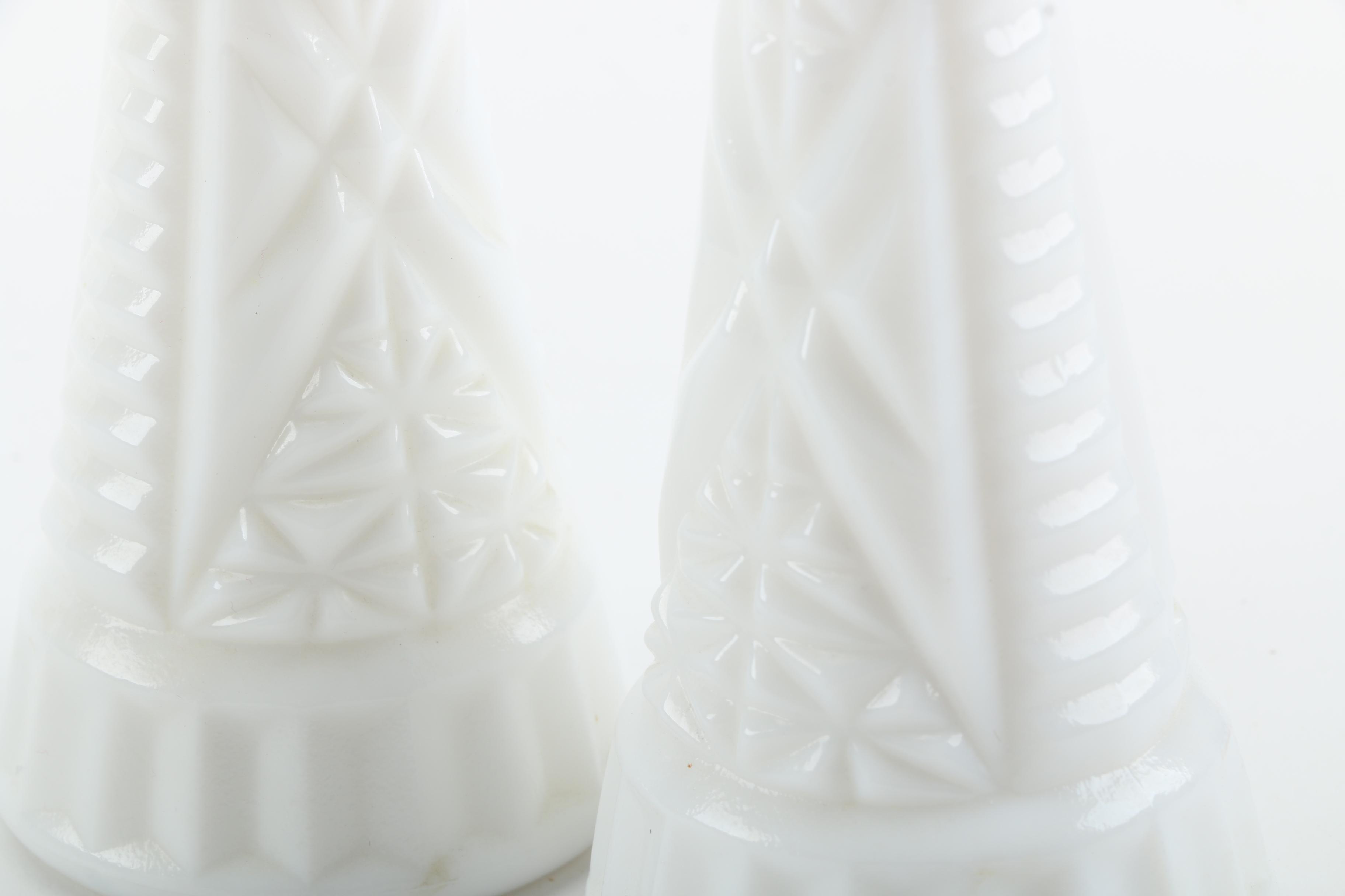 Vintage Milk Glass Vases