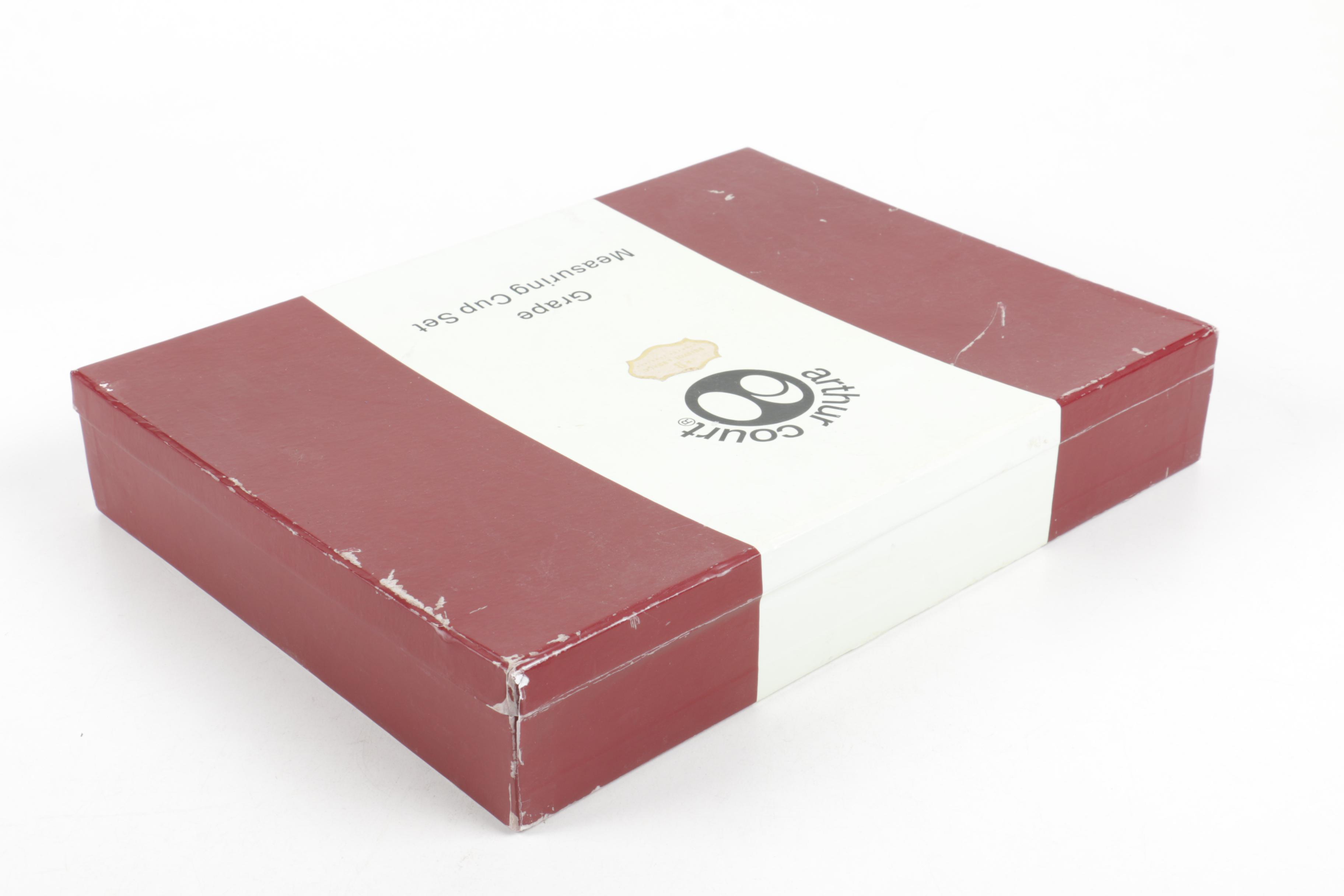 Arthur Court "Grape" Aluminum Measuring Cup Set