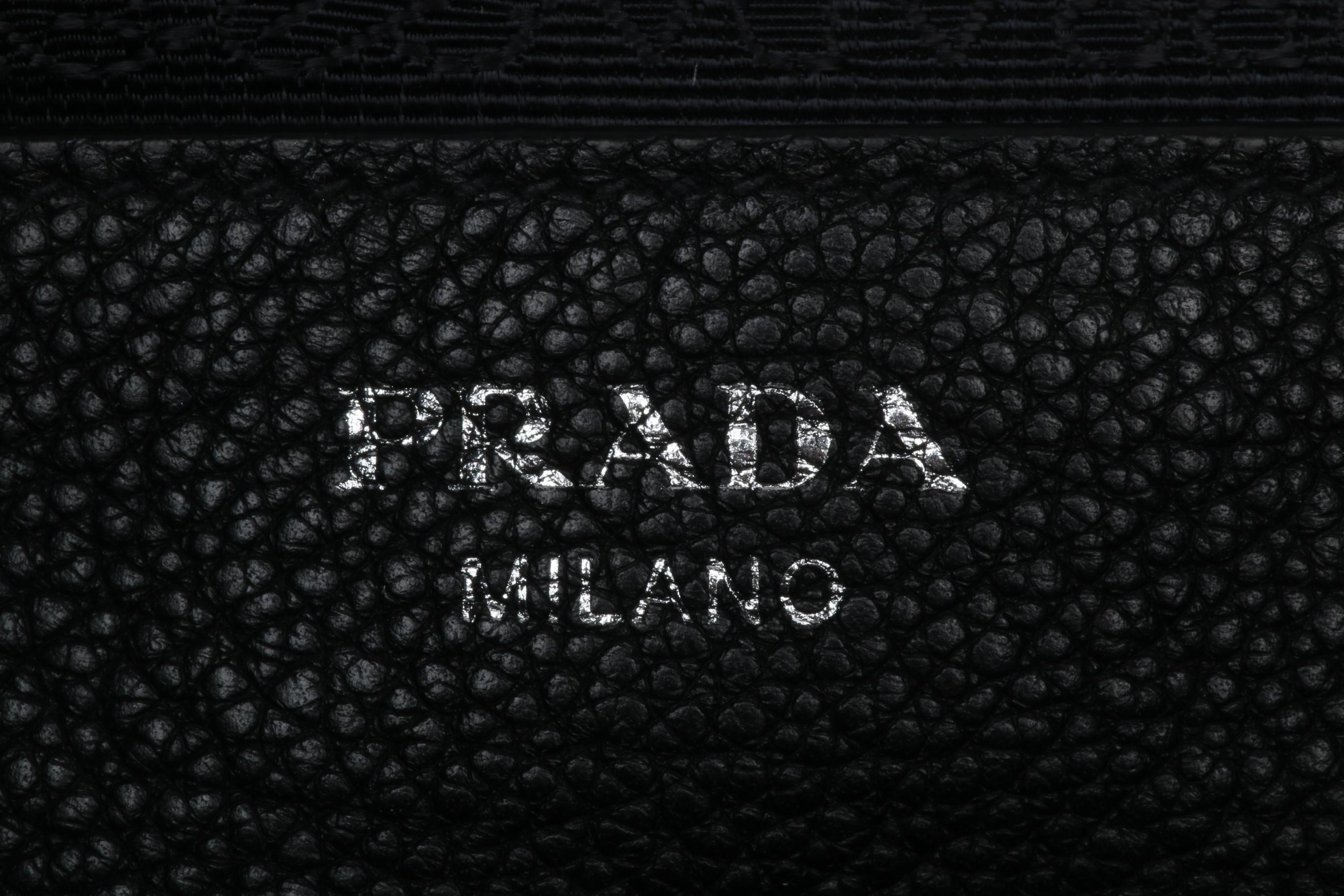 Prada Black Toro Leather Handbag