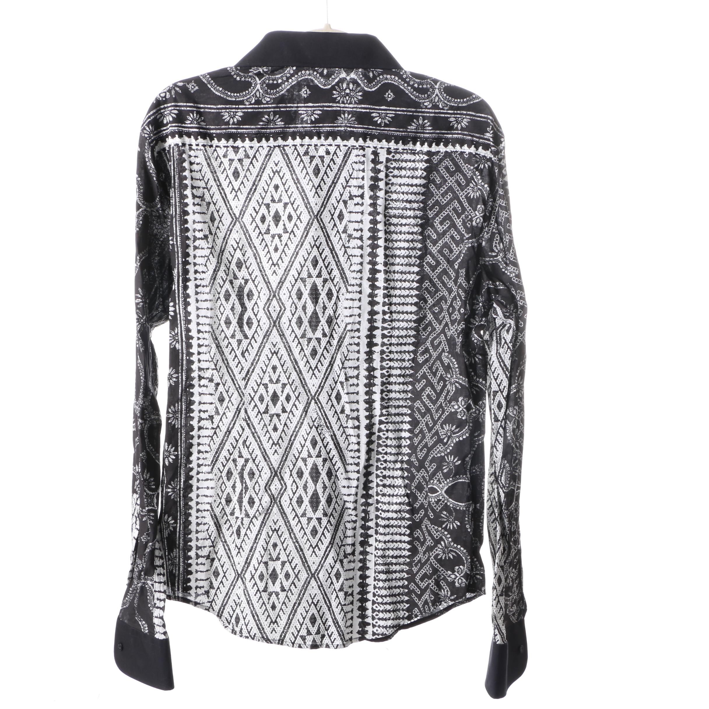 Men's Dress Shirts Including Roberto Cavalli