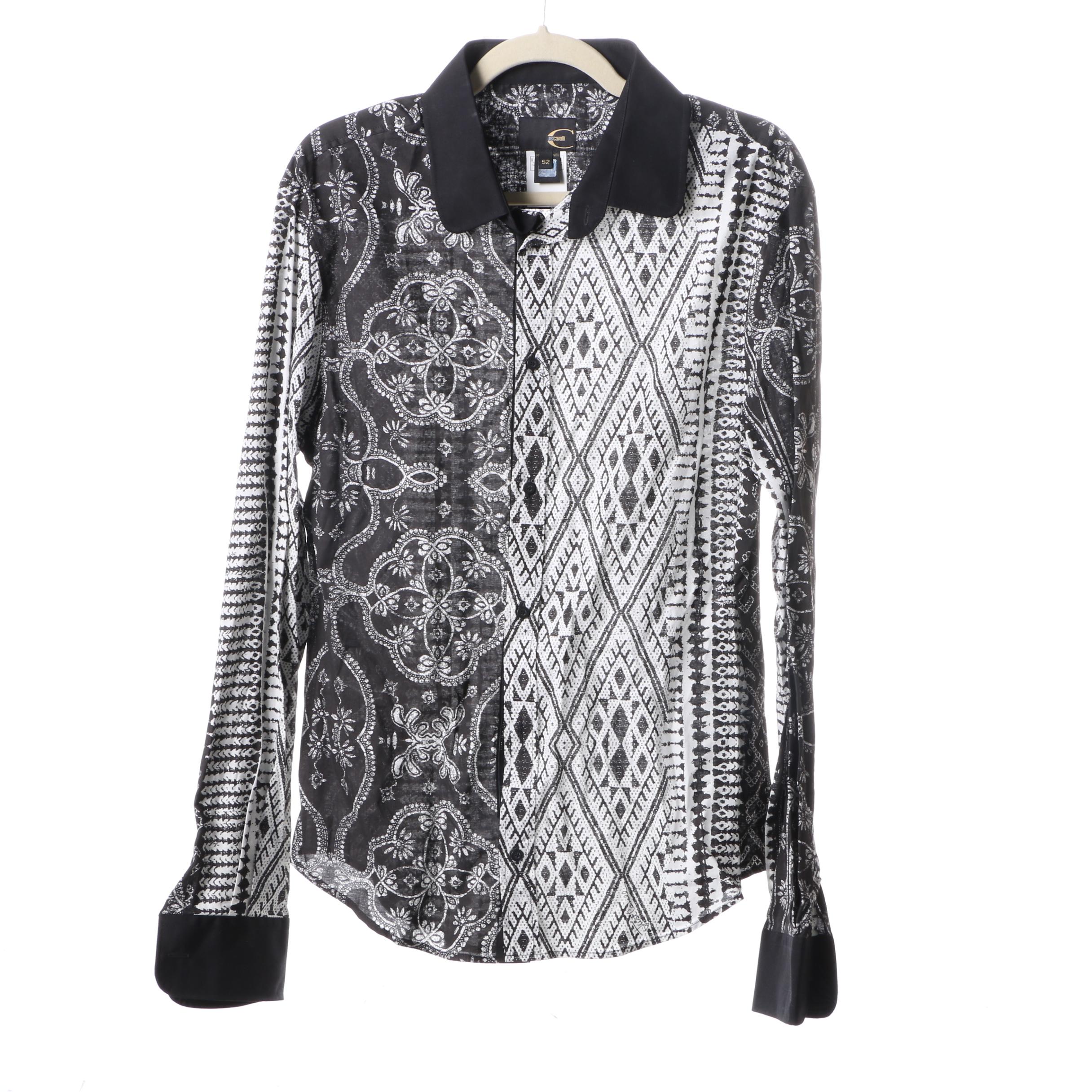 Men's Dress Shirts Including Roberto Cavalli