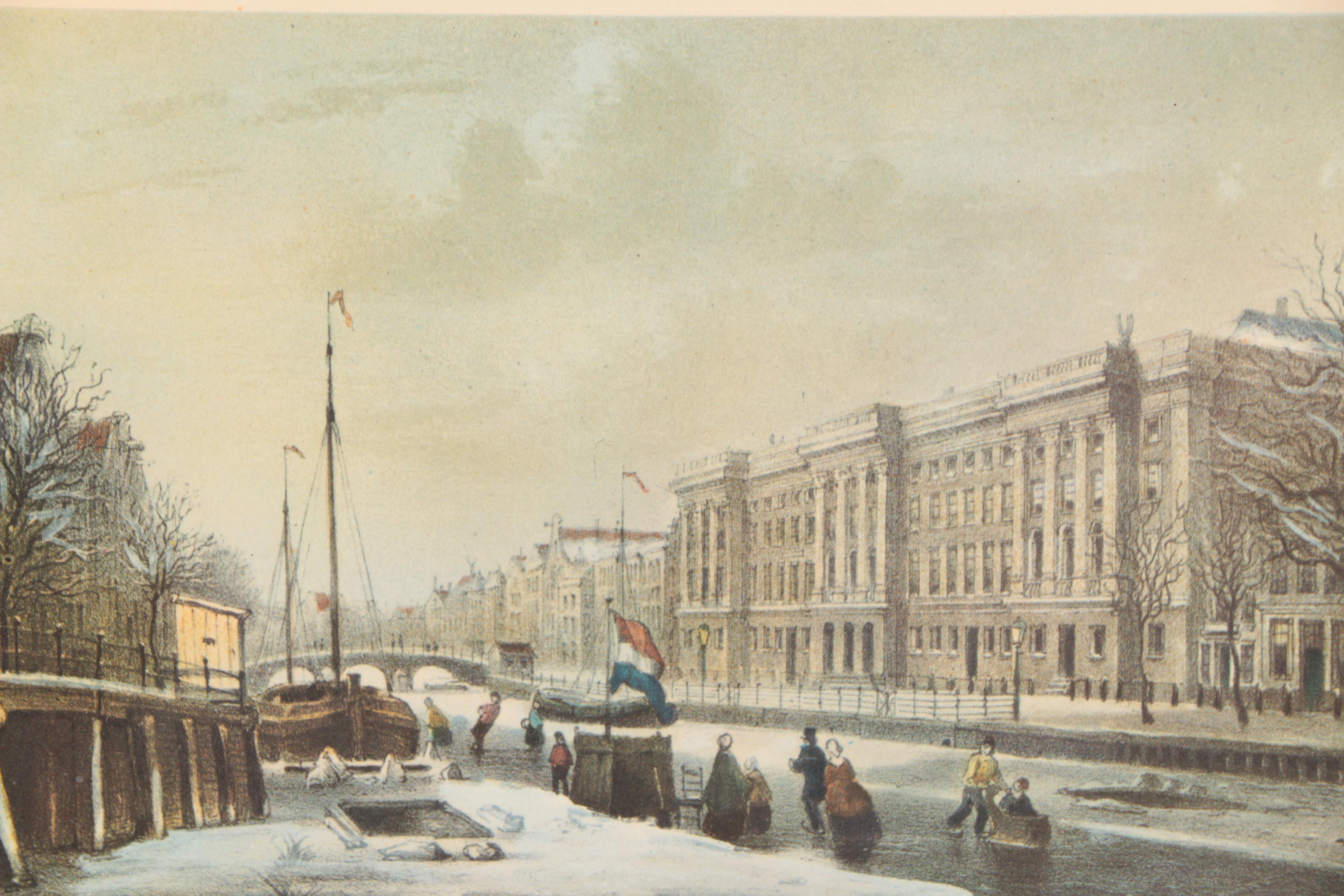 Offset Lithographs on Paper After Parisian Landscape Scenes