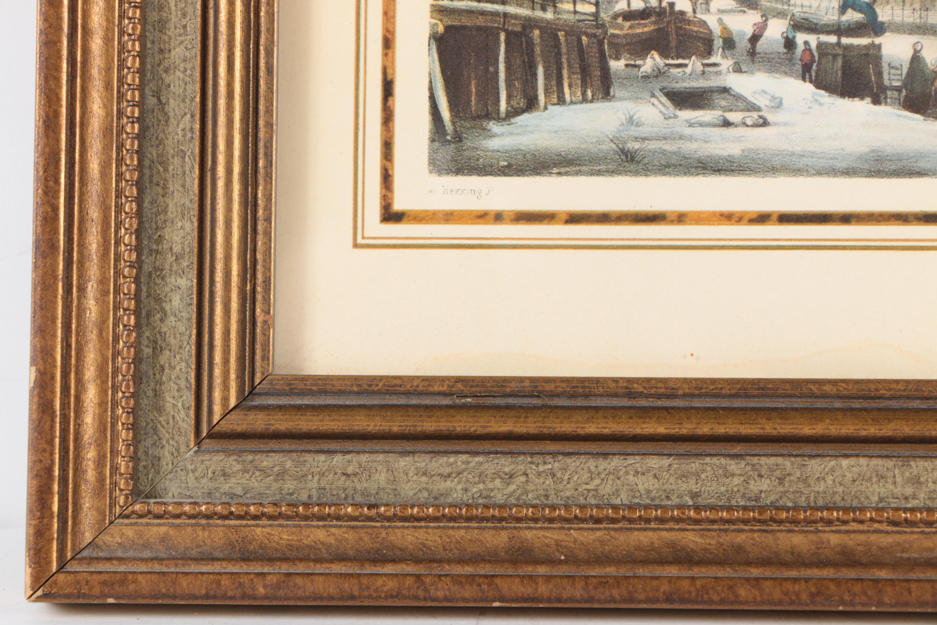 Offset Lithographs on Paper After Parisian Landscape Scenes