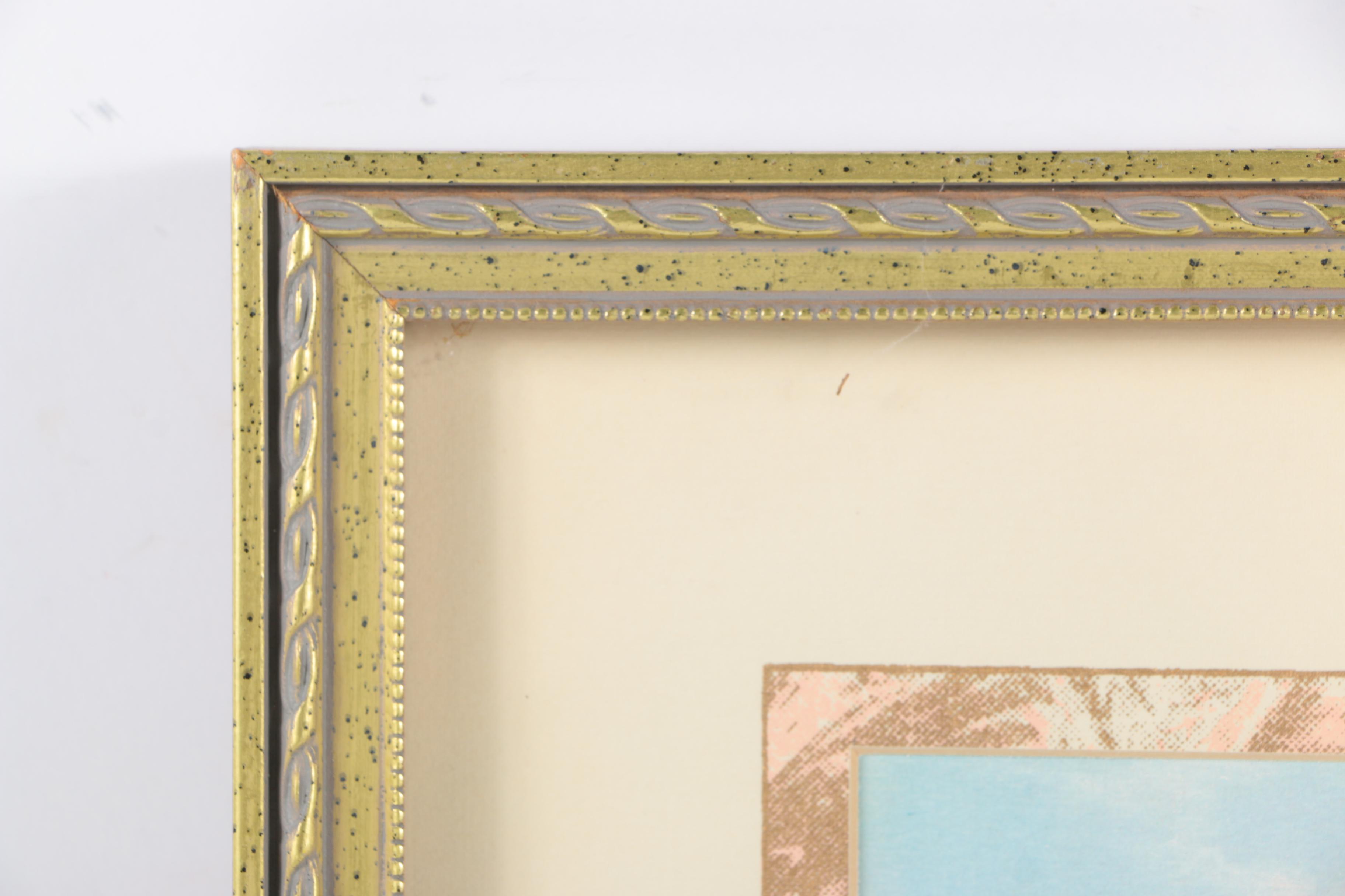 Offset Lithographs on Paper After Parisian Landscape Scenes