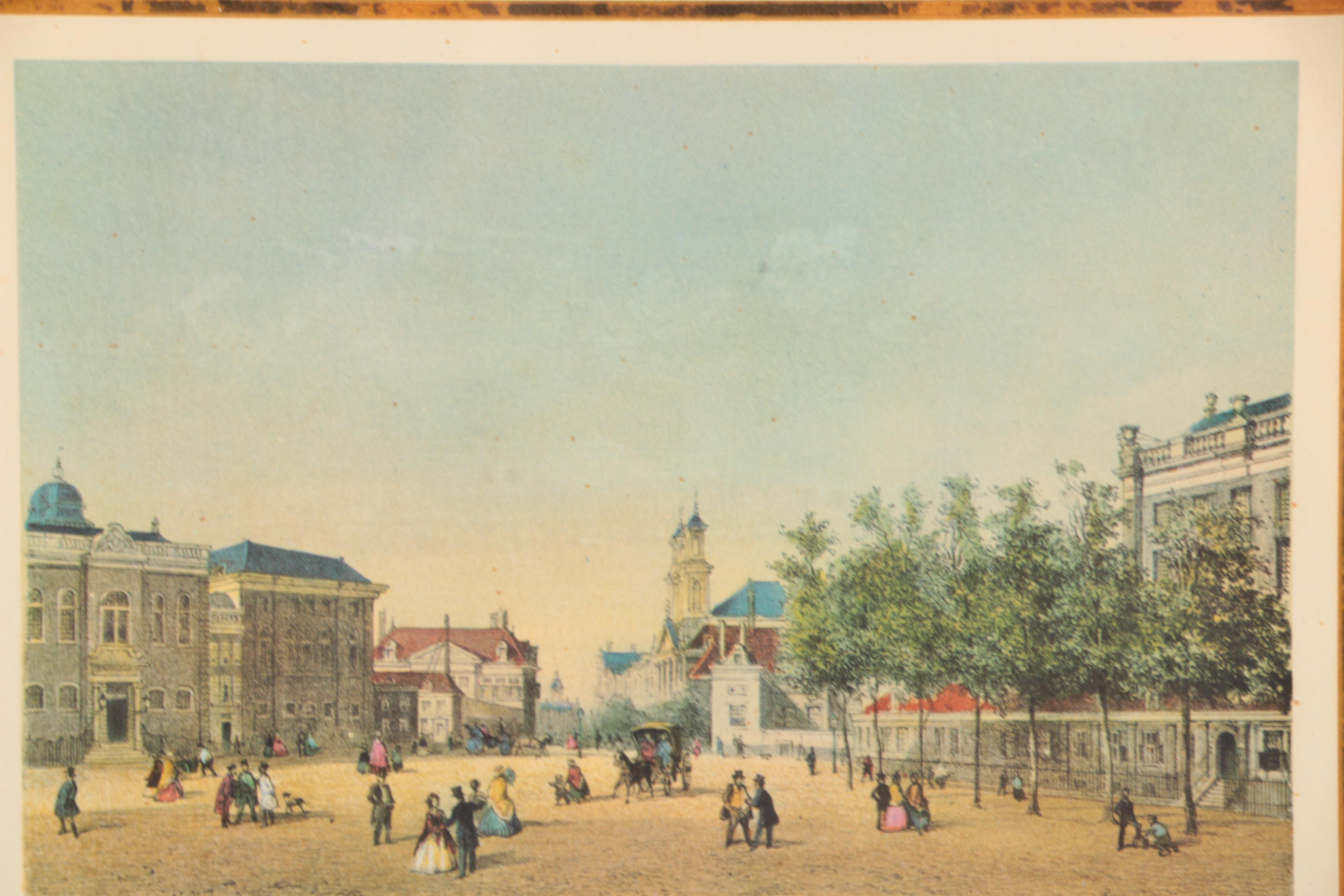 Offset Lithographs on Paper After Parisian Landscape Scenes