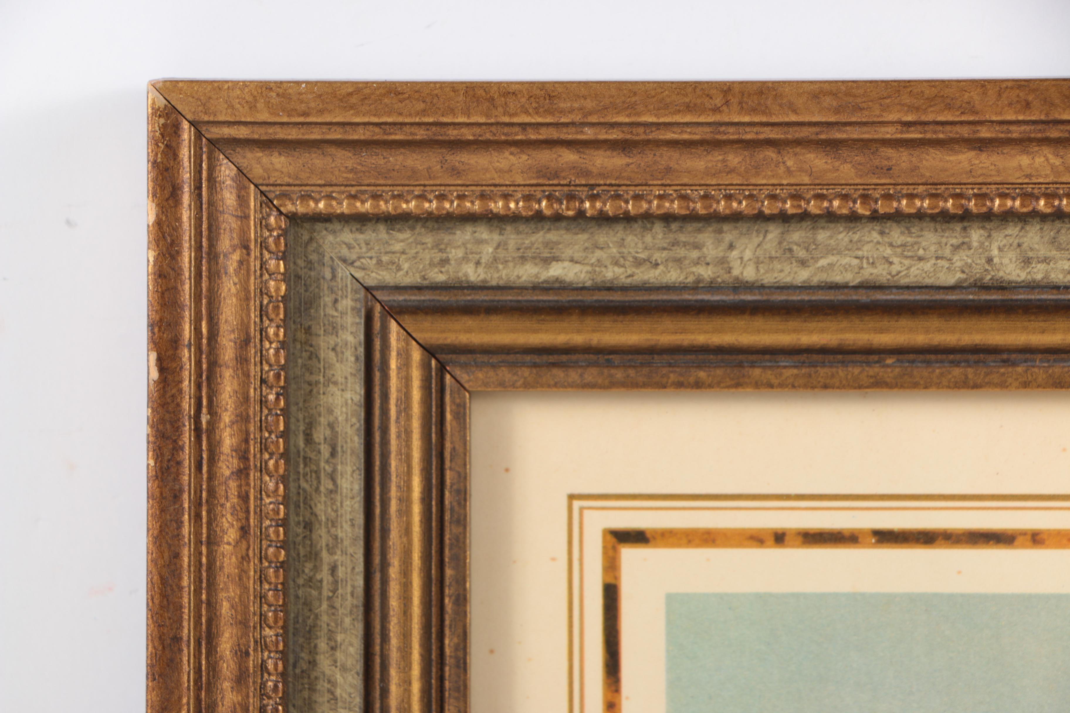 Offset Lithographs on Paper After Parisian Landscape Scenes